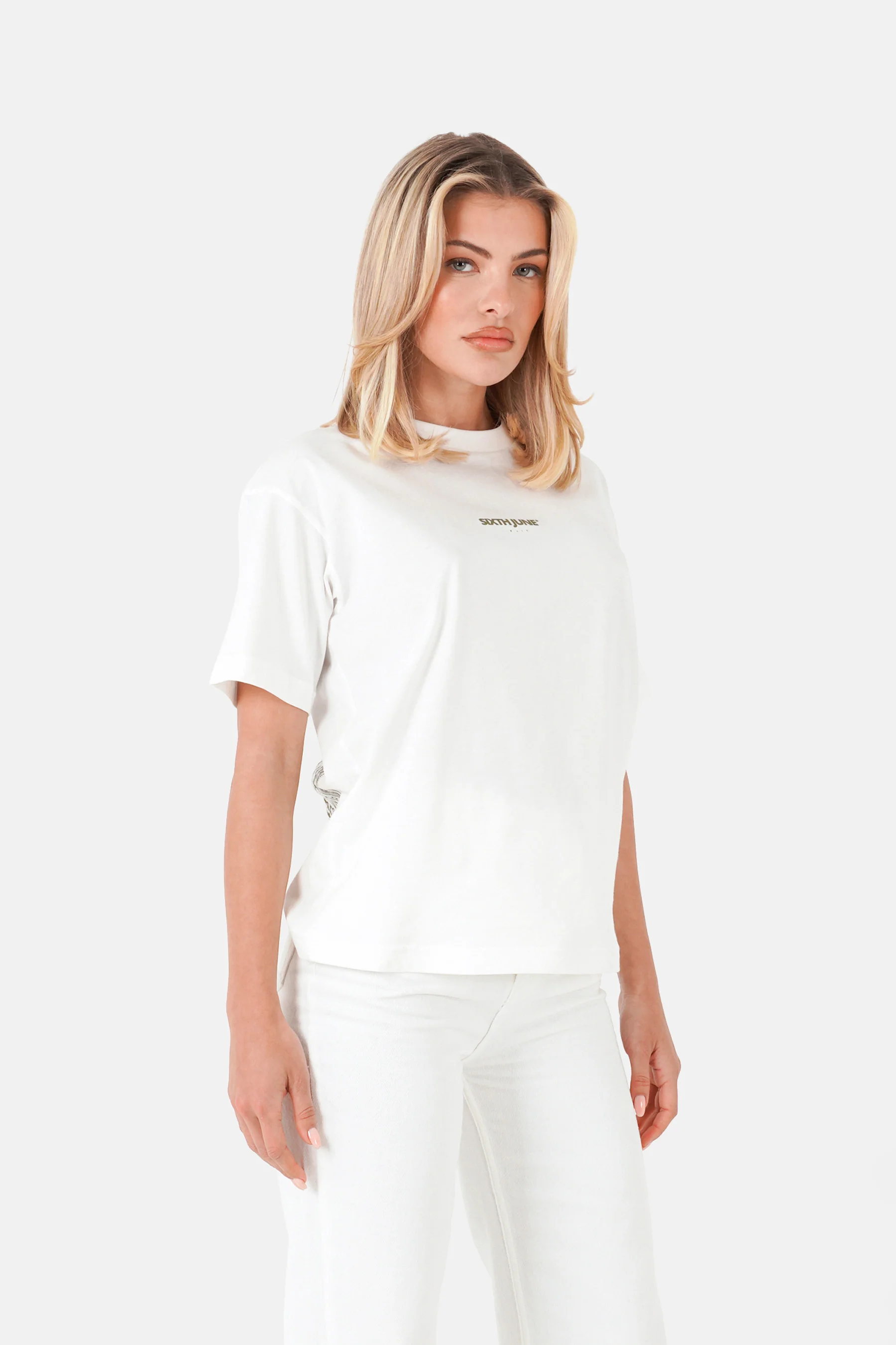 T-shirt motifs azulejos Blanc - Image 4