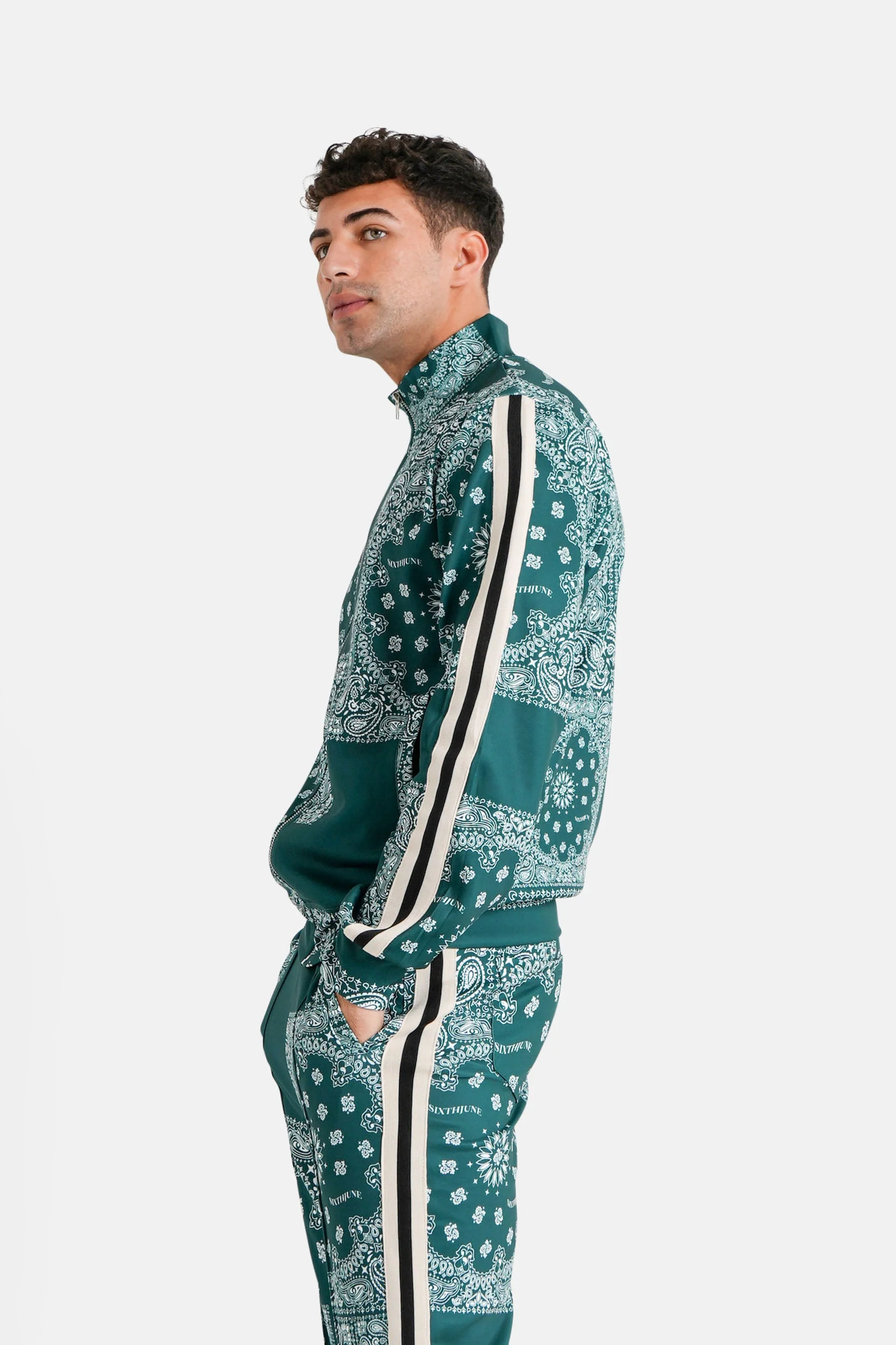 PATCHWORK bandana trackjacket - Image 4