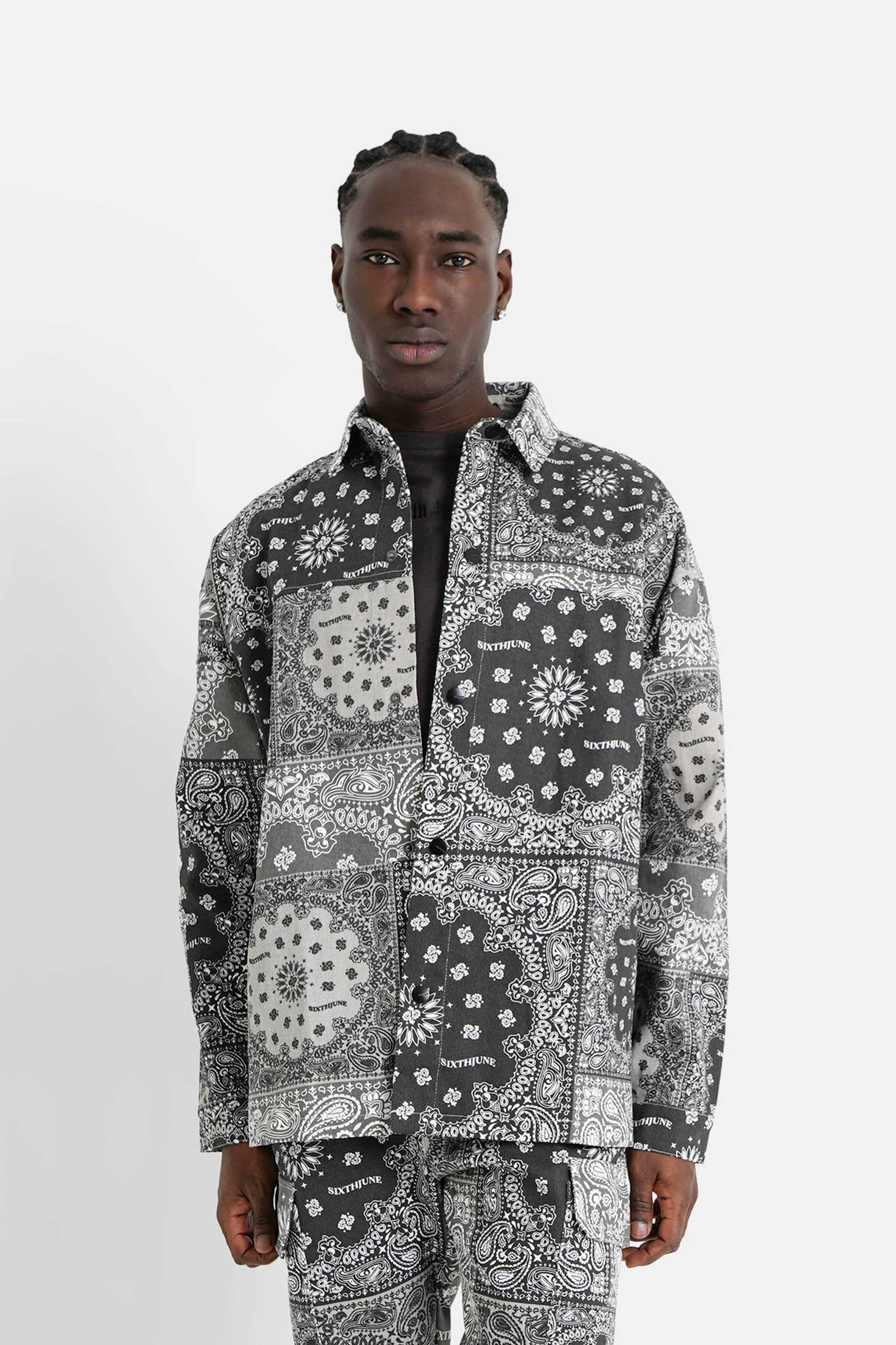 BANDANA patchwork shirt