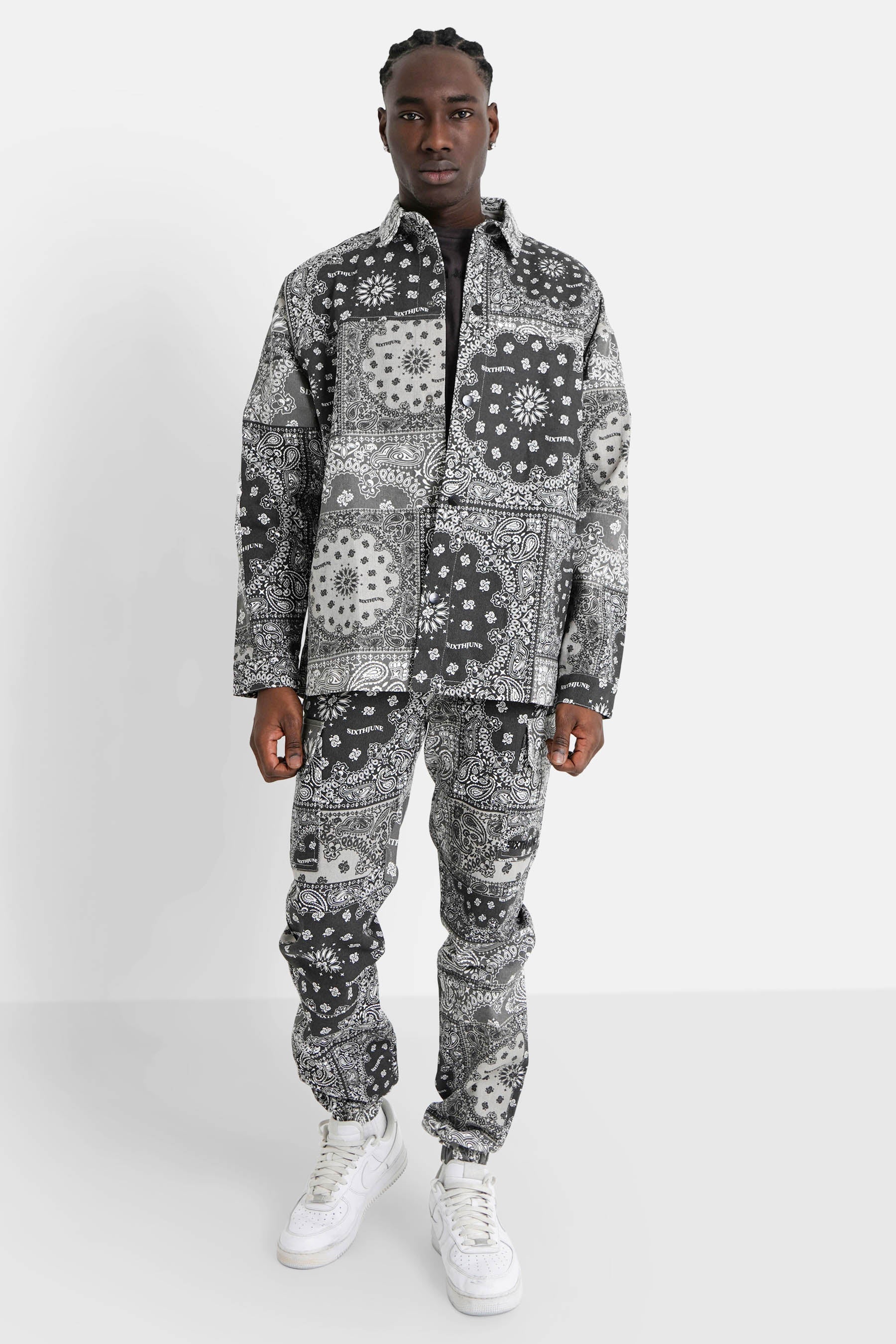BANDANA patchwork shirt - Image 2