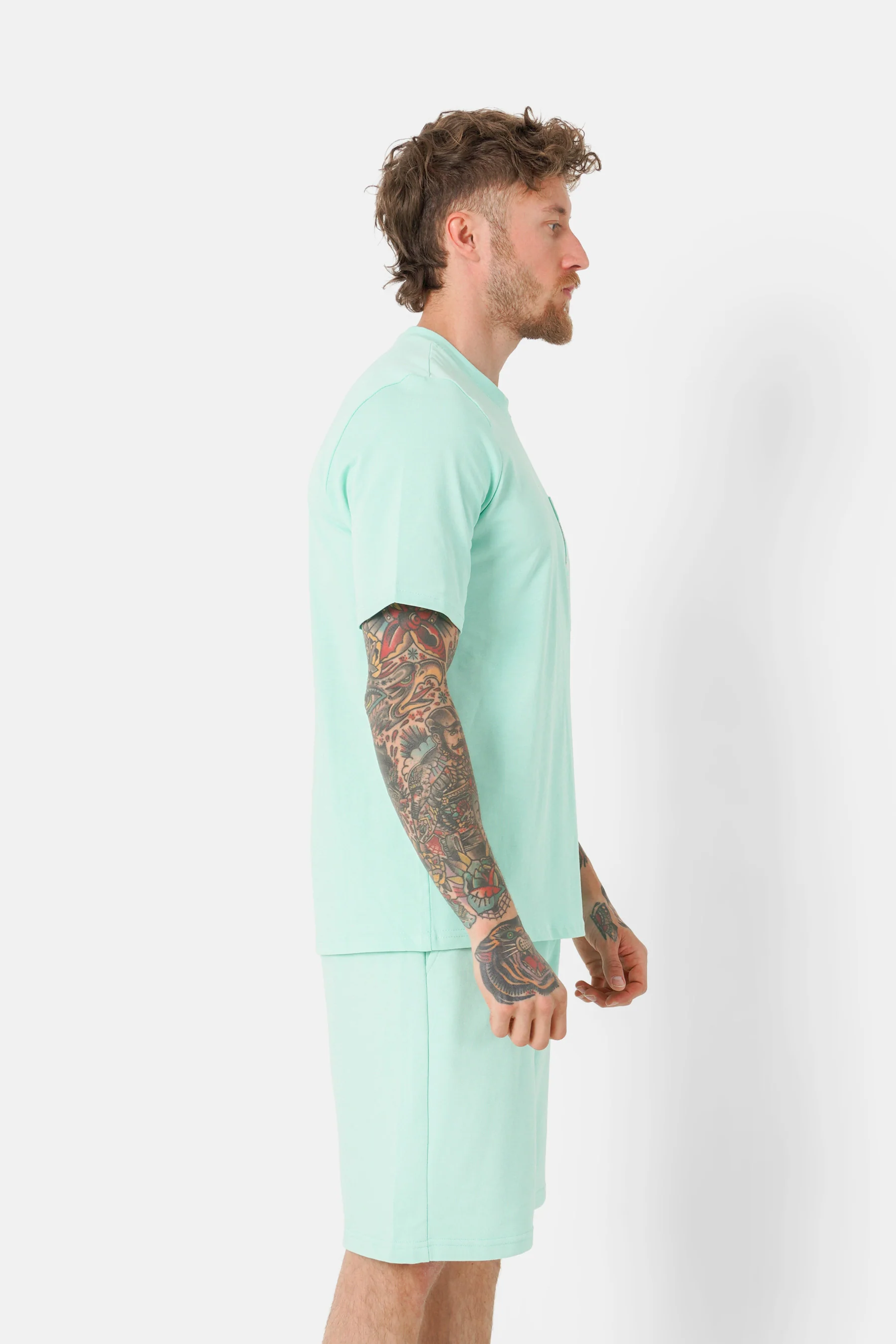 T-shirt poche bandana Vert clair - Image 4
