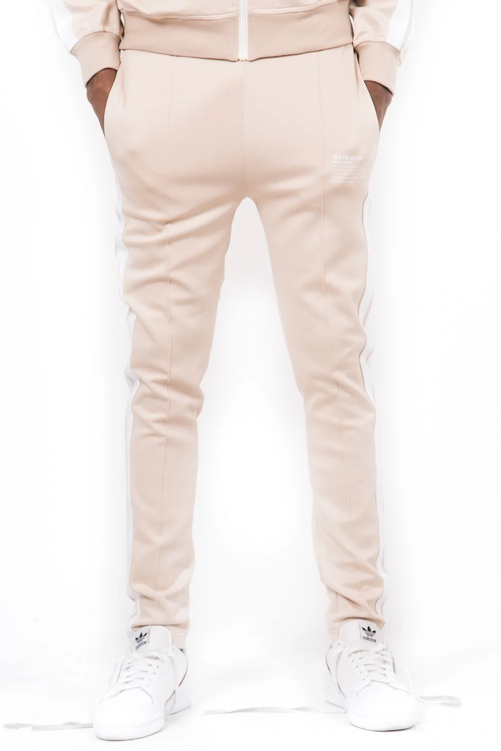 Bas survêtement trackpant beige