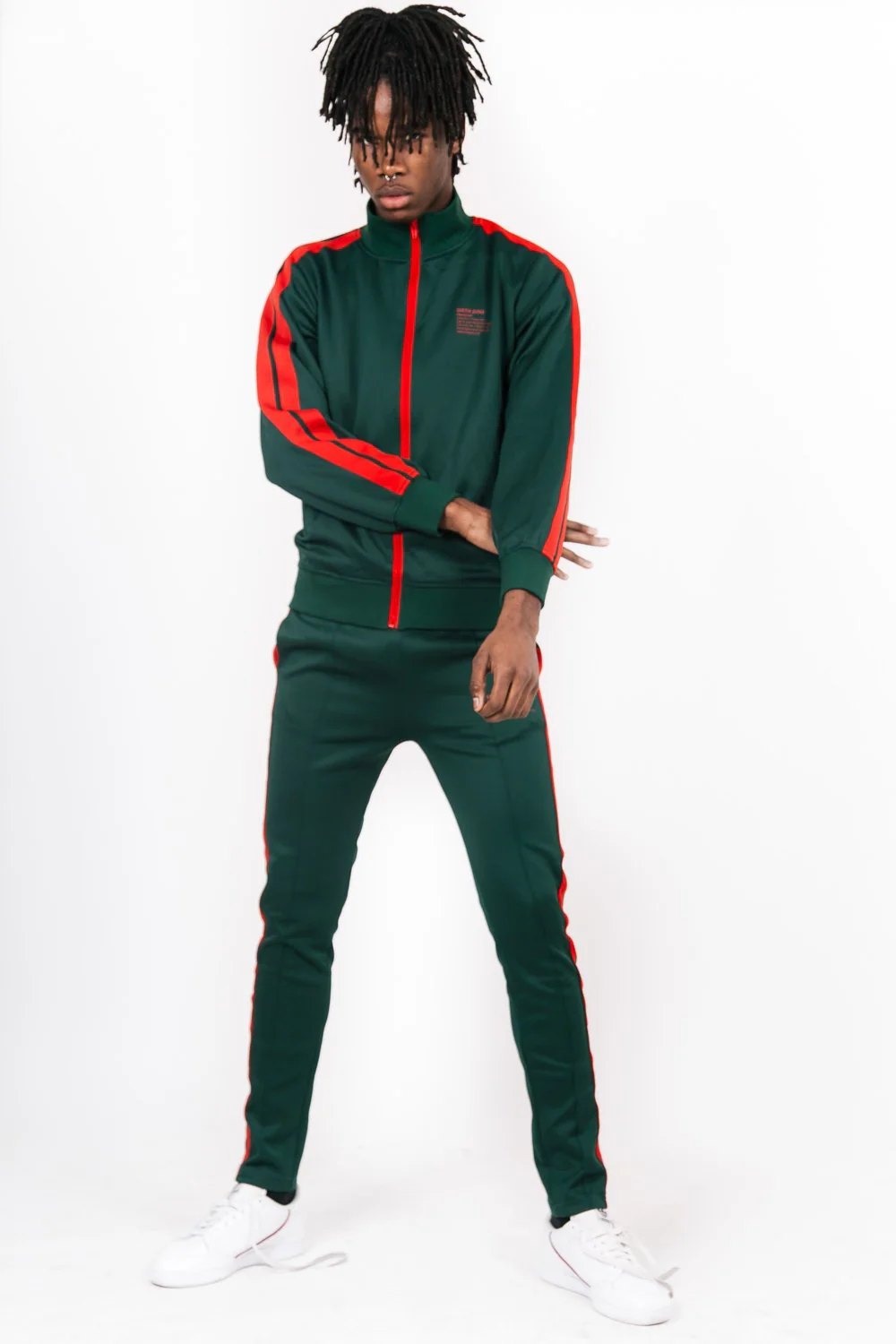 Bas survêtement trackpant vert - Image 2