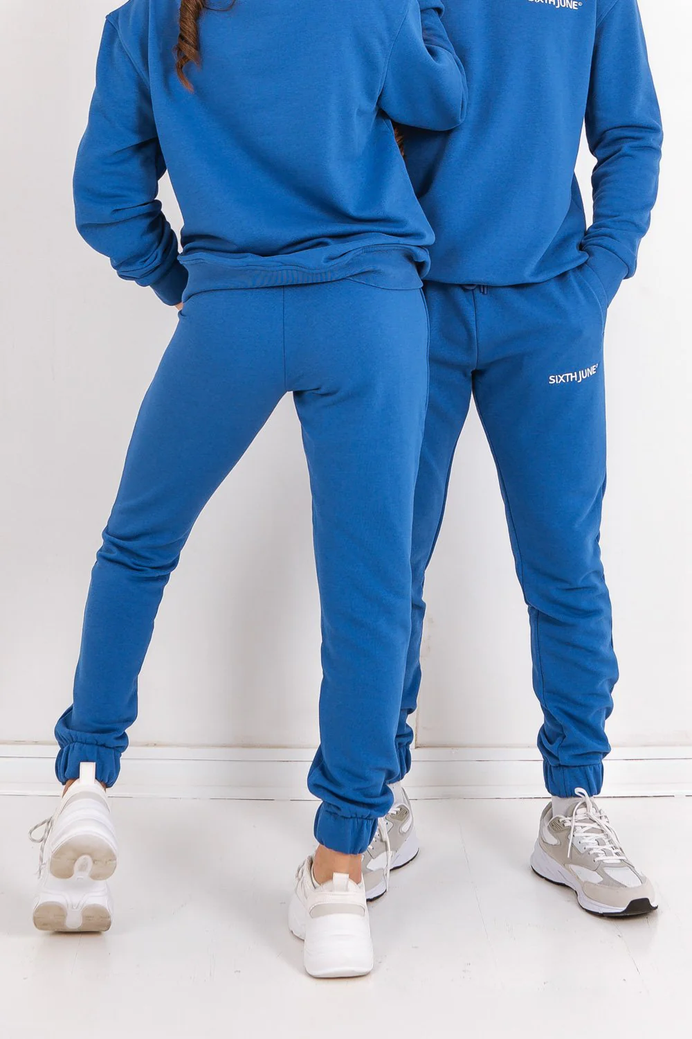 Jogging soft logo brodé Bleu foncé - Image 7