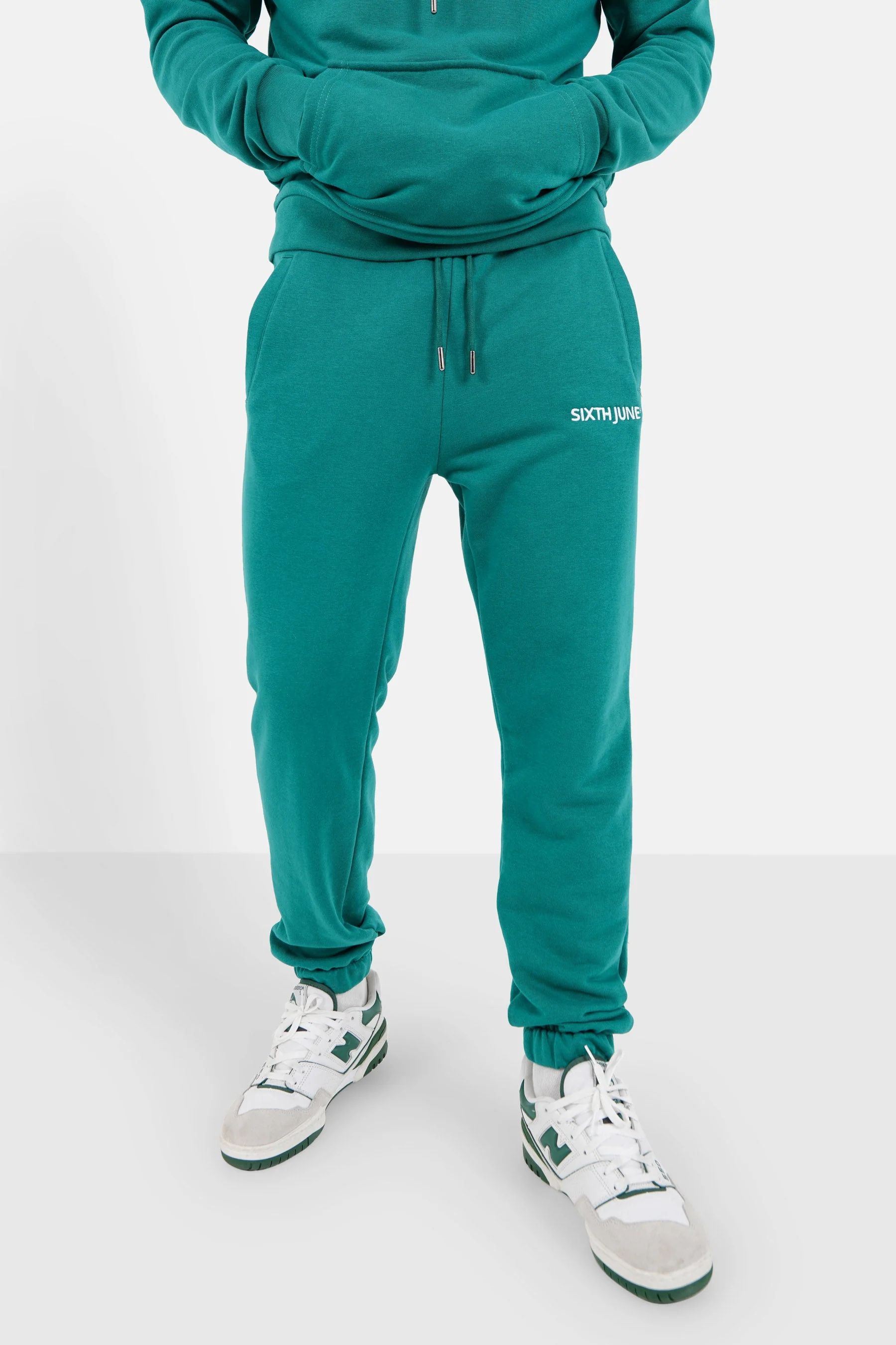 Jogging soft logo brodé Vert foncé