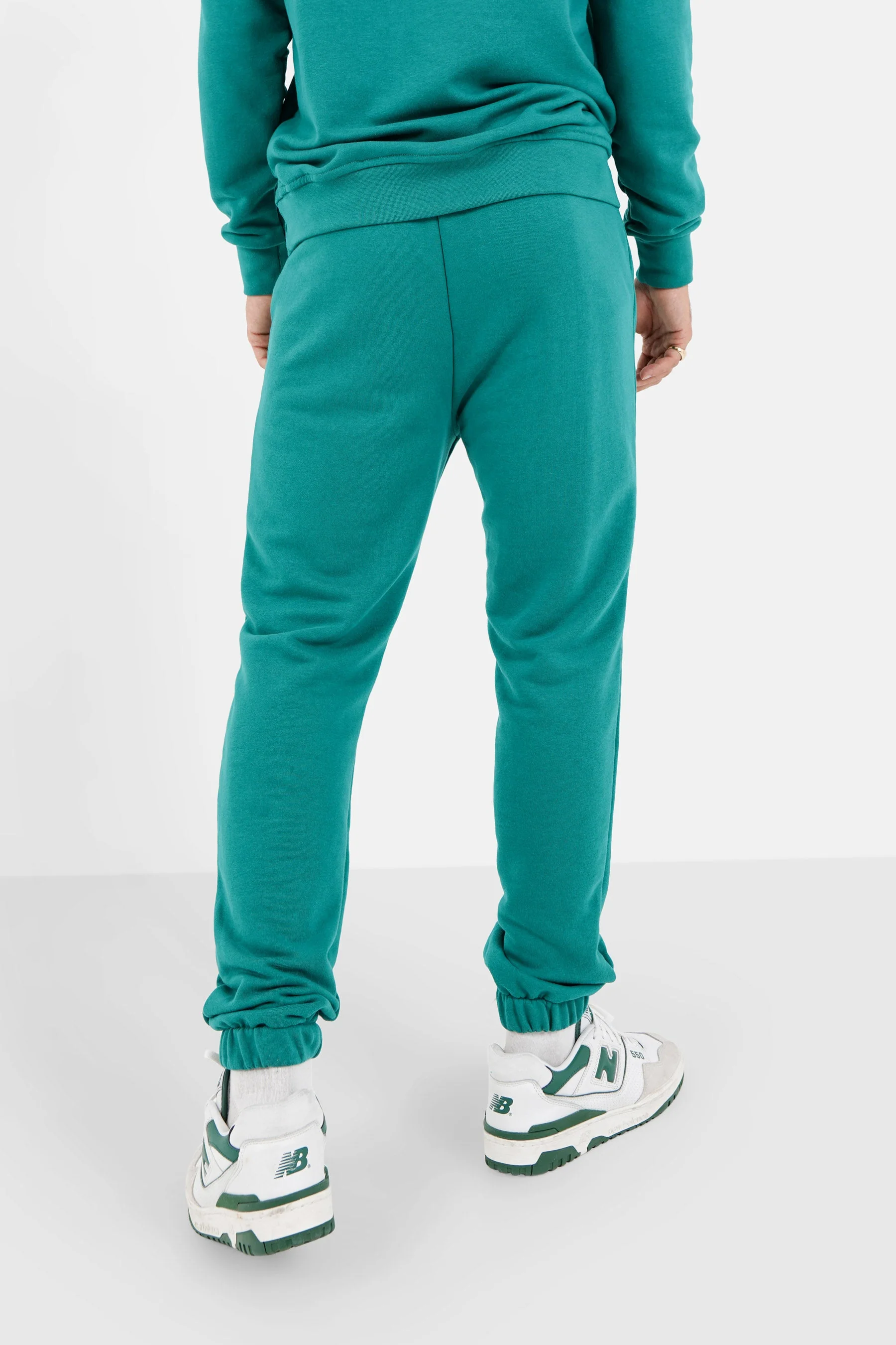 Jogging soft logo brodé Vert foncé - Image 5