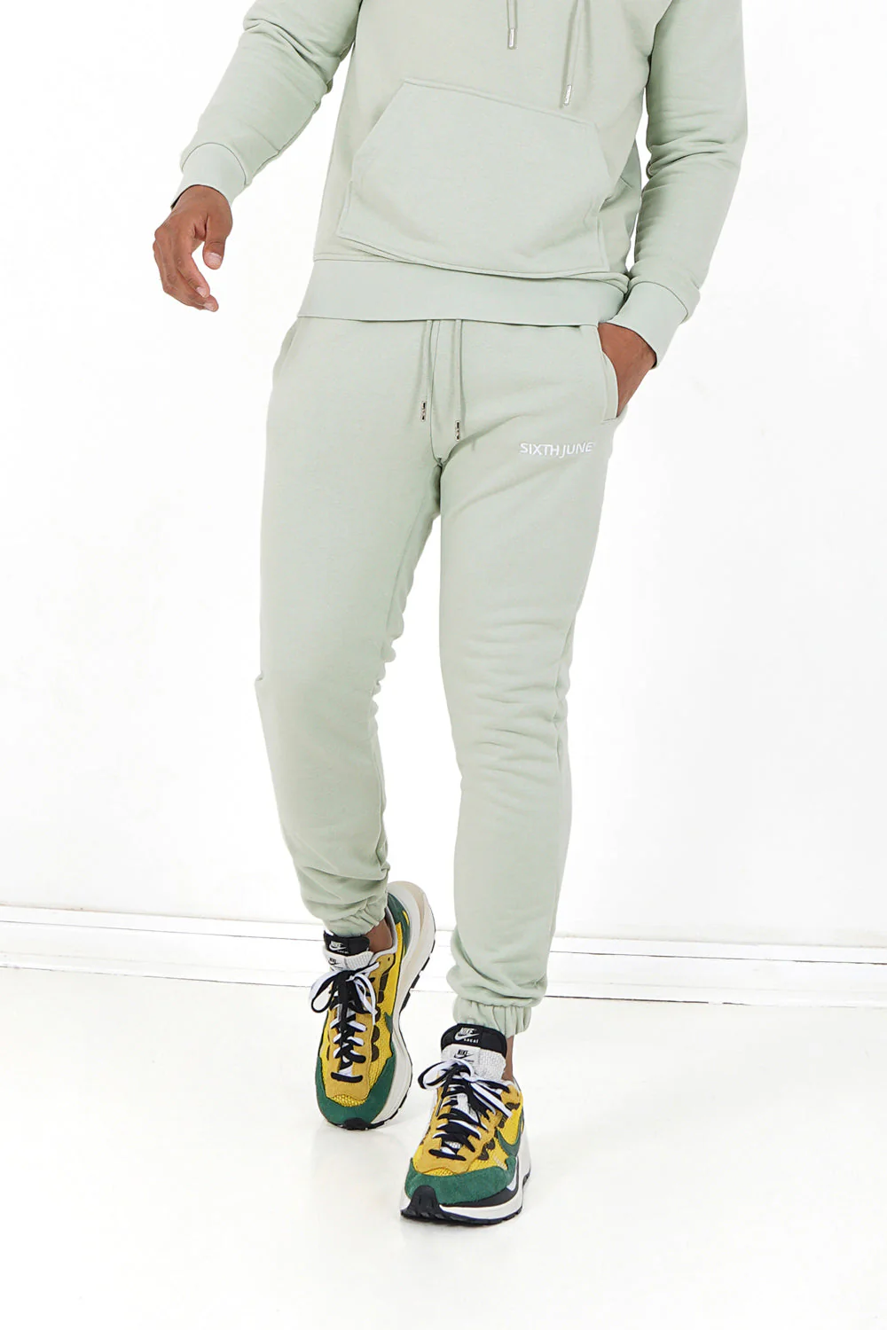 Jogging soft logo brodé Vert