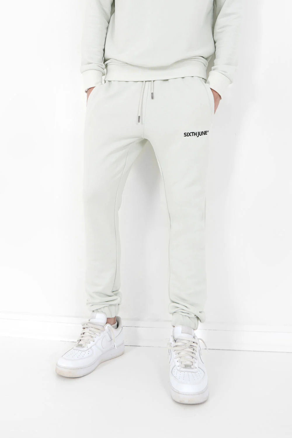 Jogging soft logo brodé Vert clair