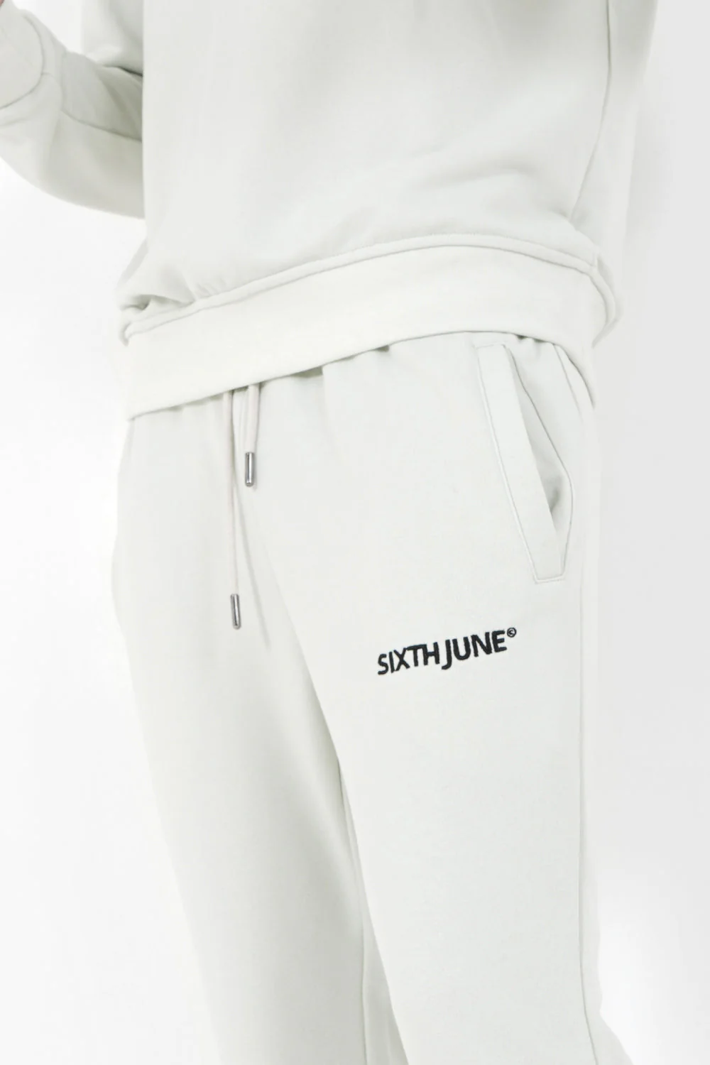 Jogging soft logo brodé Vert clair - Image 3