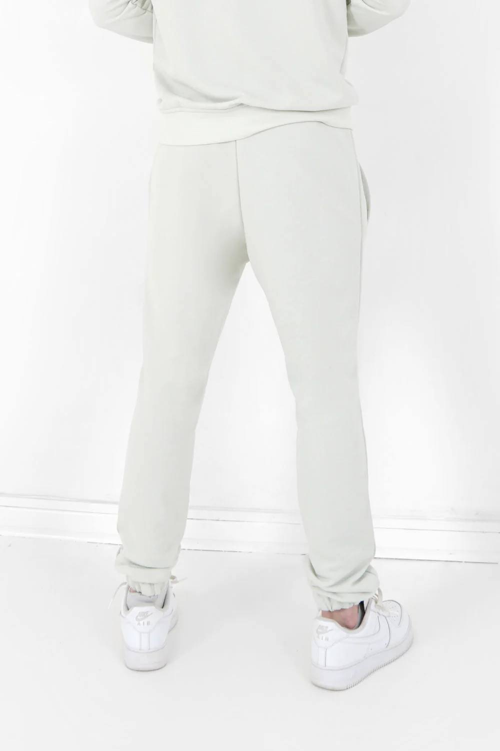 Jogging soft logo brodé Vert clair - Image 5
