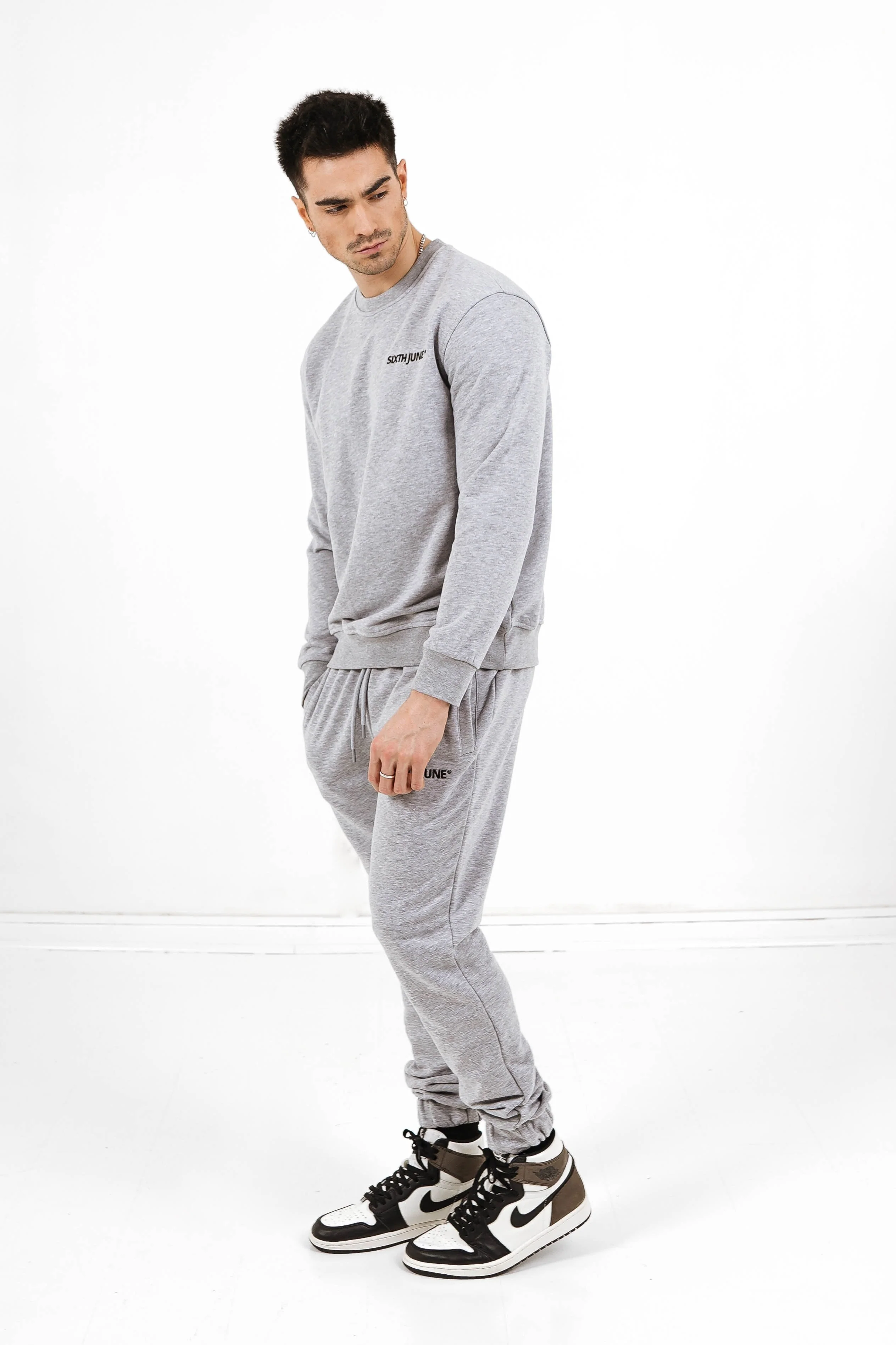 Jogging soft logo brodé Gris - Image 2