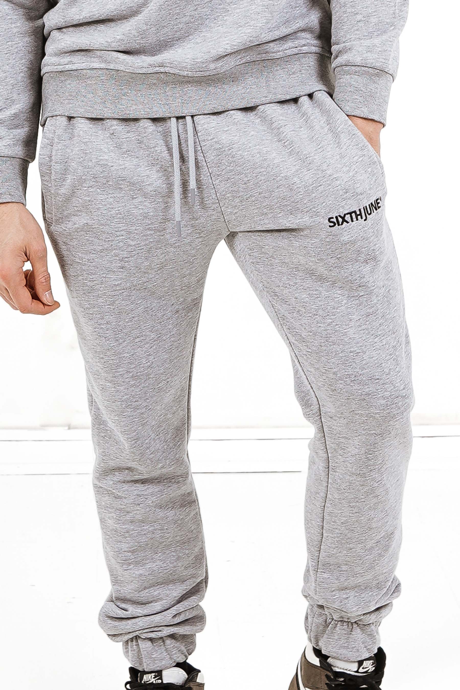 Jogging soft logo brodé Gris - Image 4