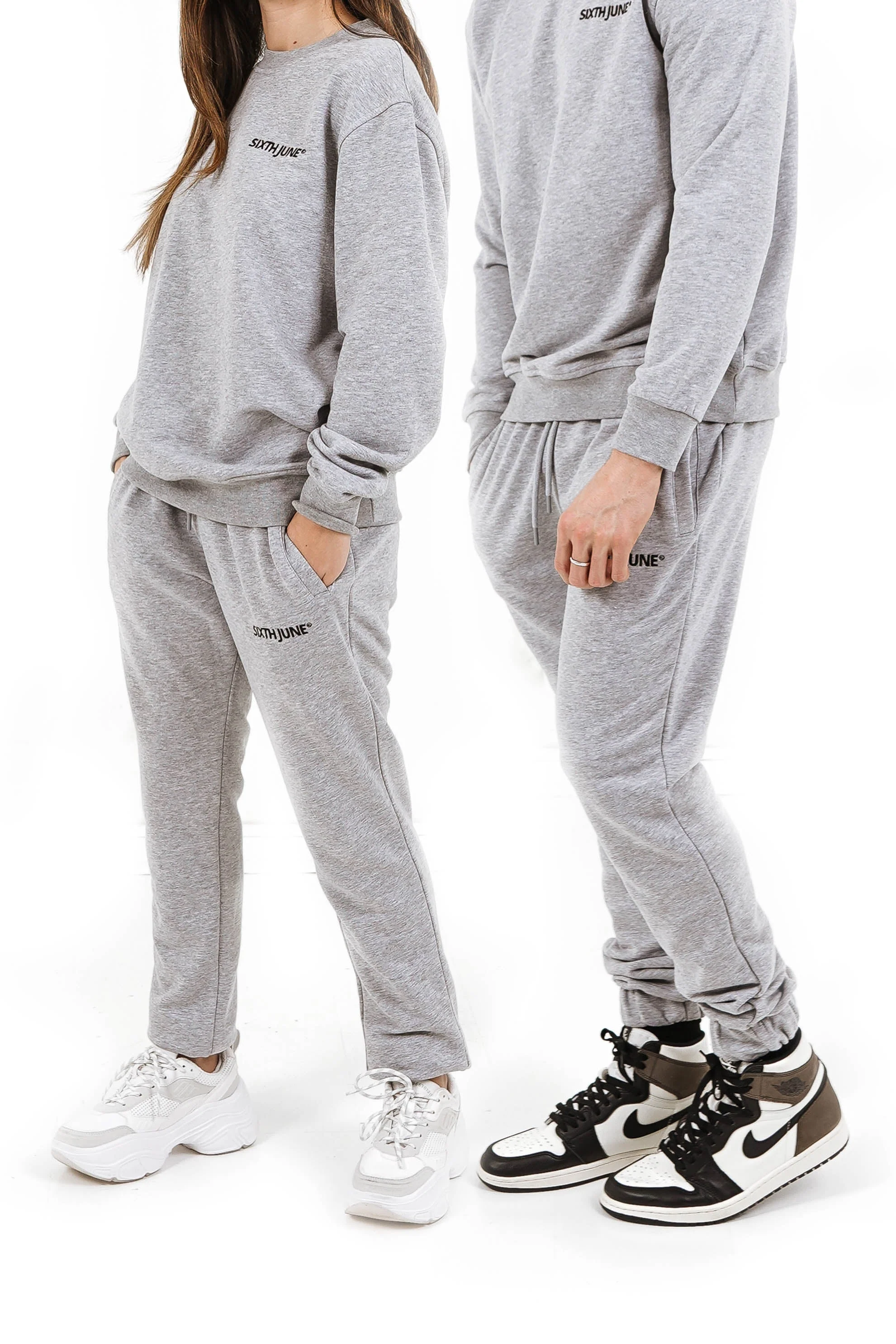 Jogging soft logo brodé Gris - Image 7
