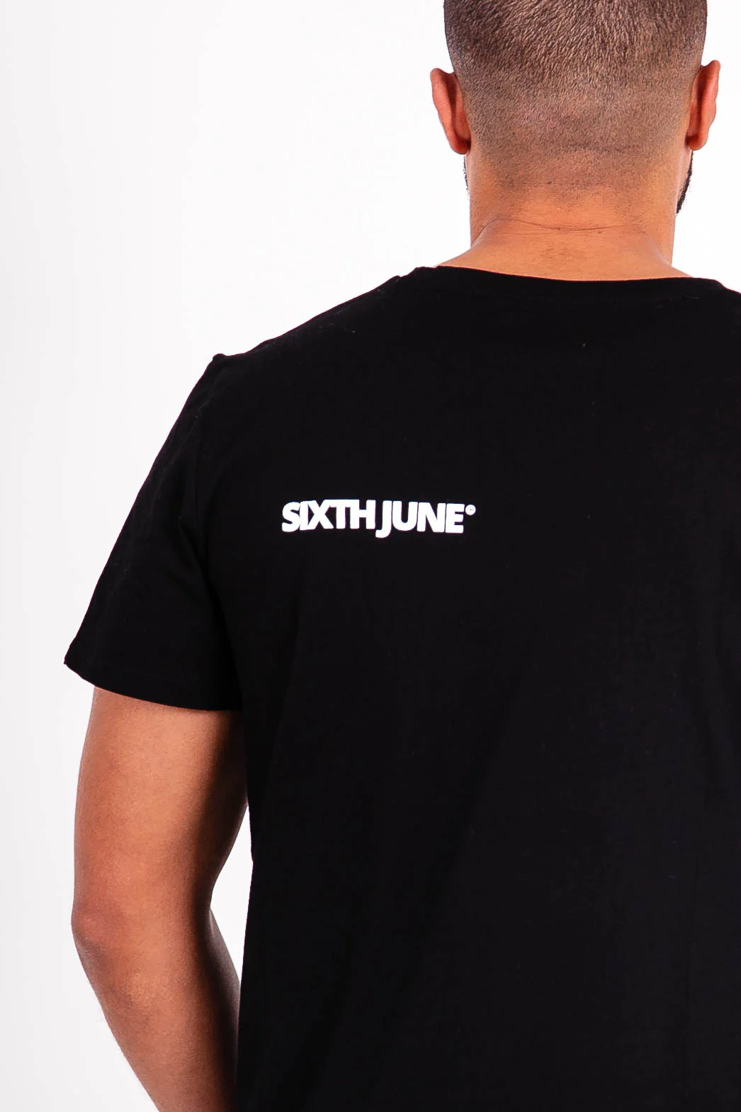 T-shirt logo avant arrière noir - Image 3