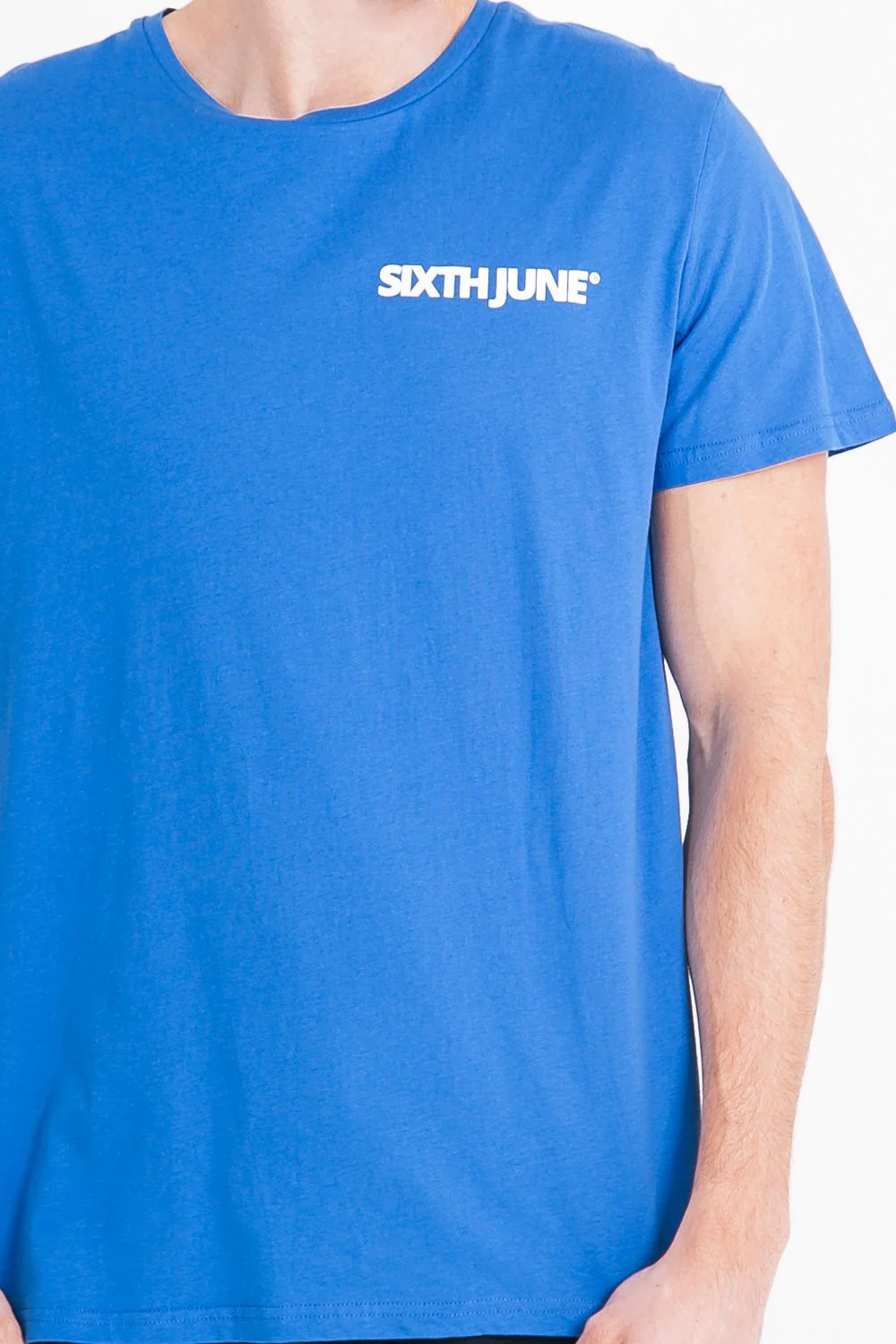 T-shirt logo avant arrière Bleu - Image 3