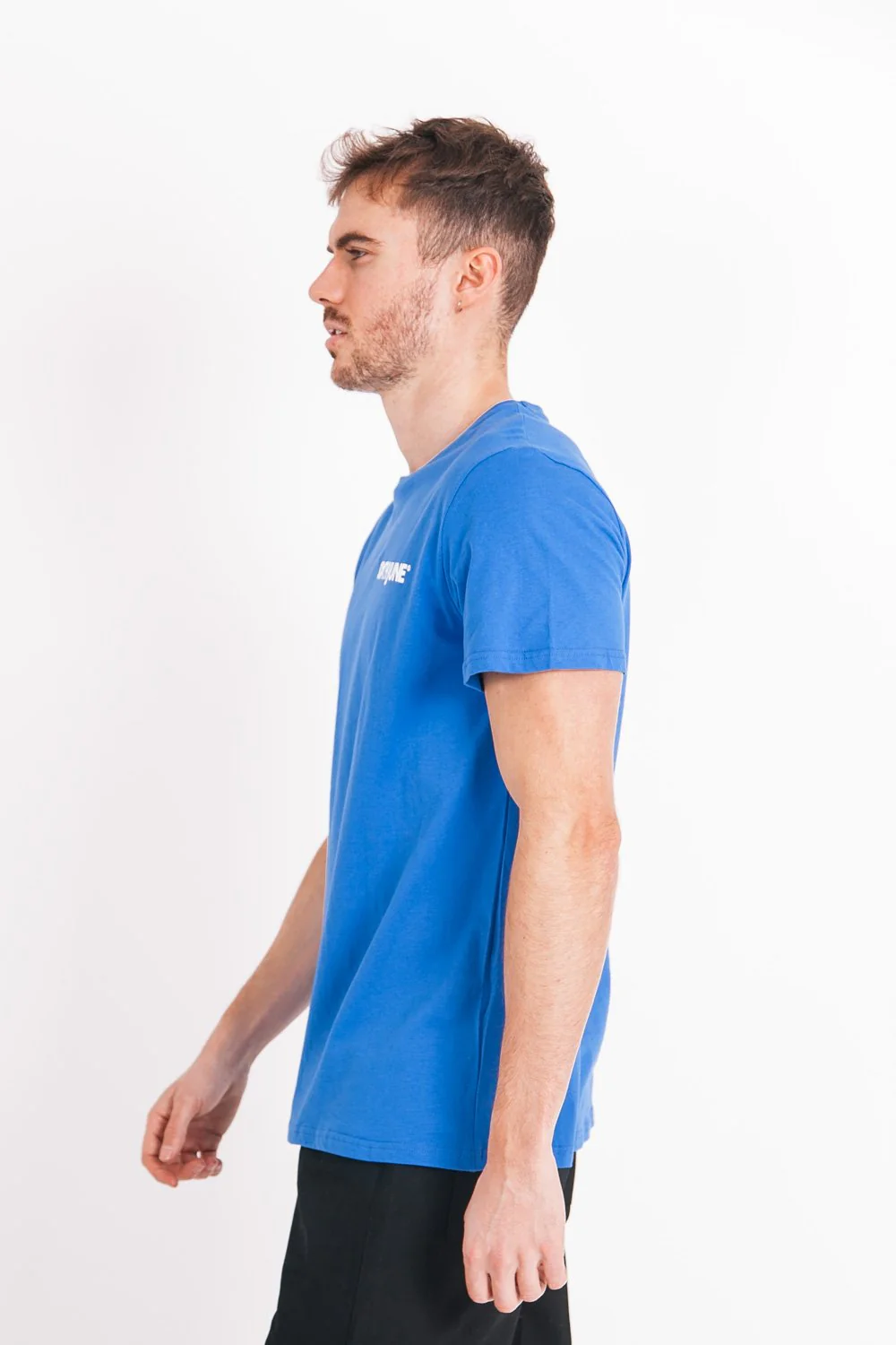 T-shirt logo avant arrière Bleu - Image 4