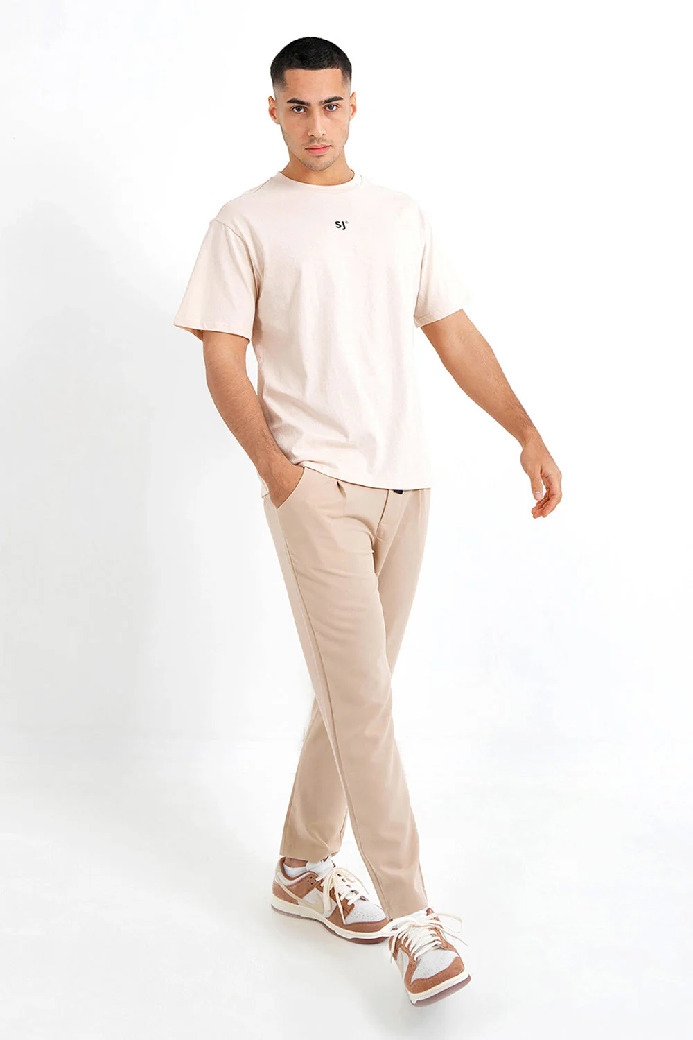 Pantalon pince Beige - Image 2