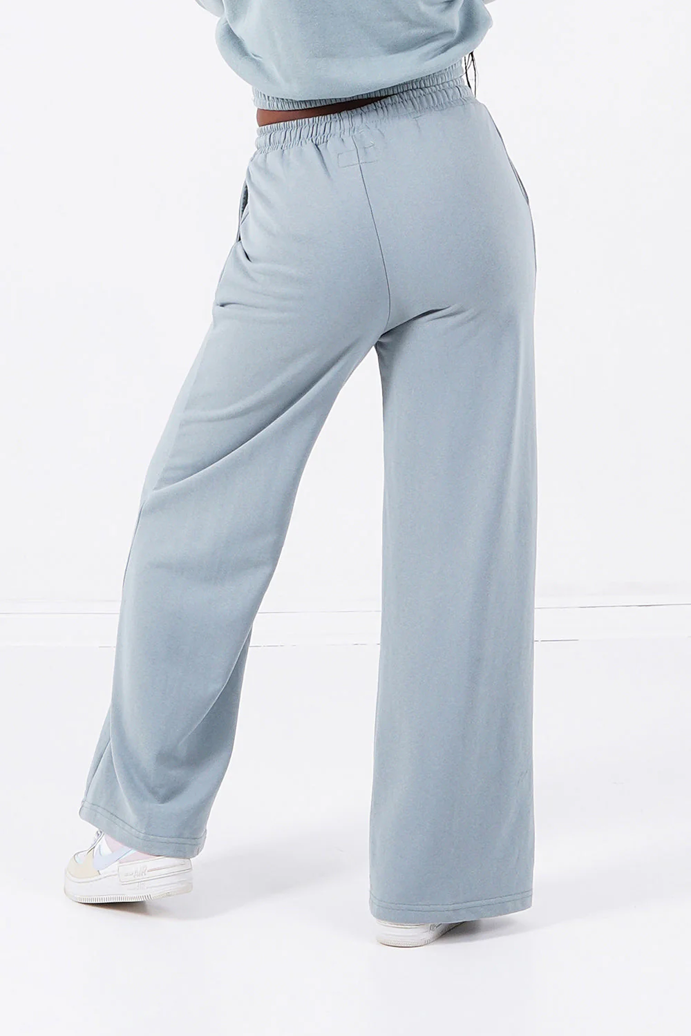Jogging jambes larges Bleu clair - Image 5