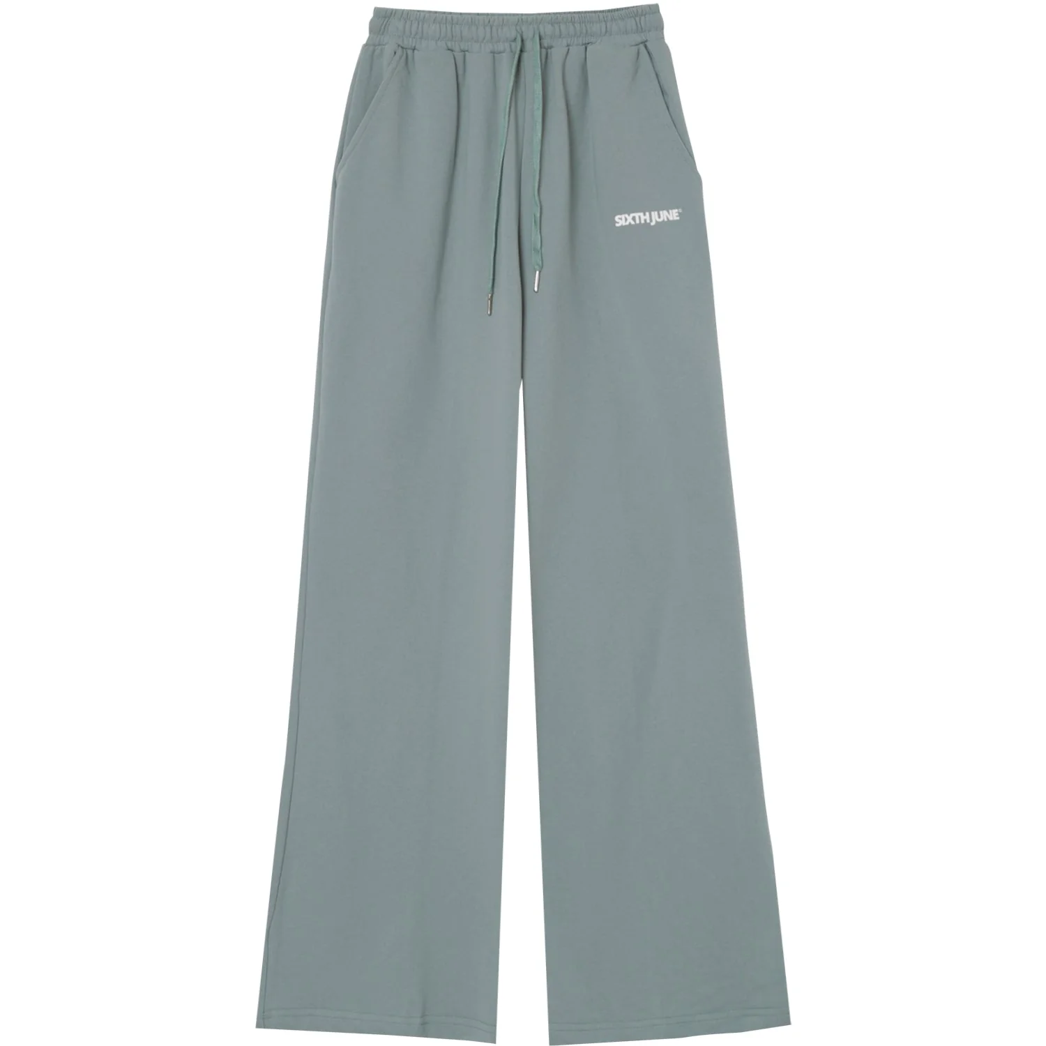 Jogging jambes larges Bleu clair - Image 6