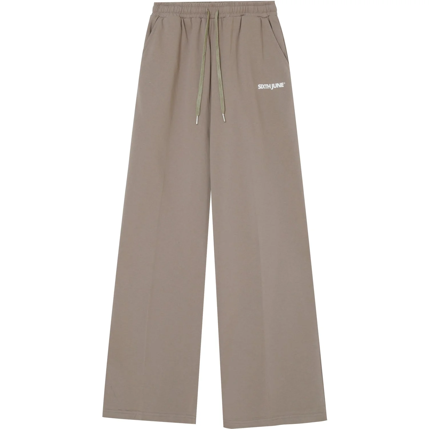 Jogging jambes larges Gris - Image 6
