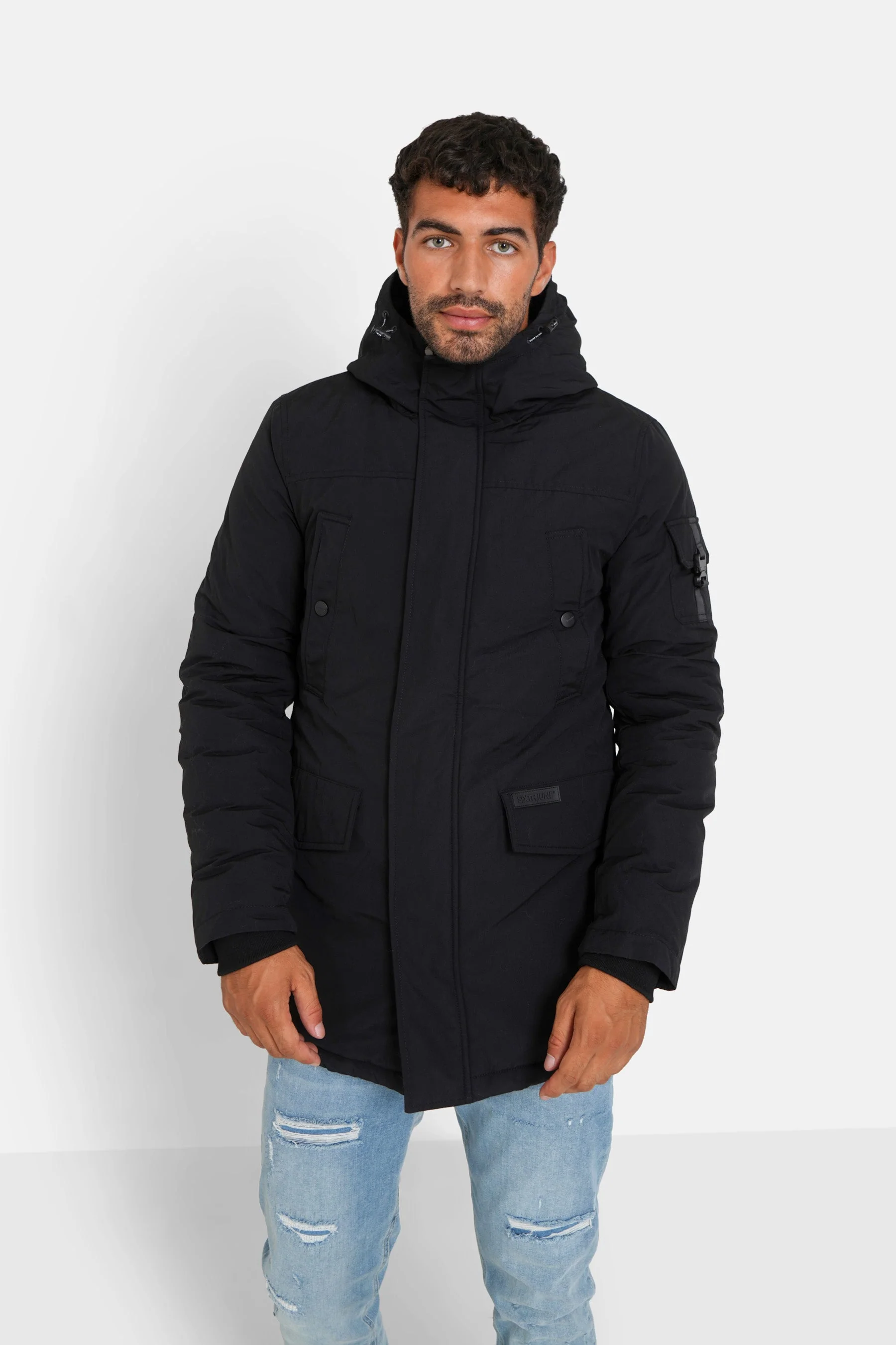 Parka capuche Noir
