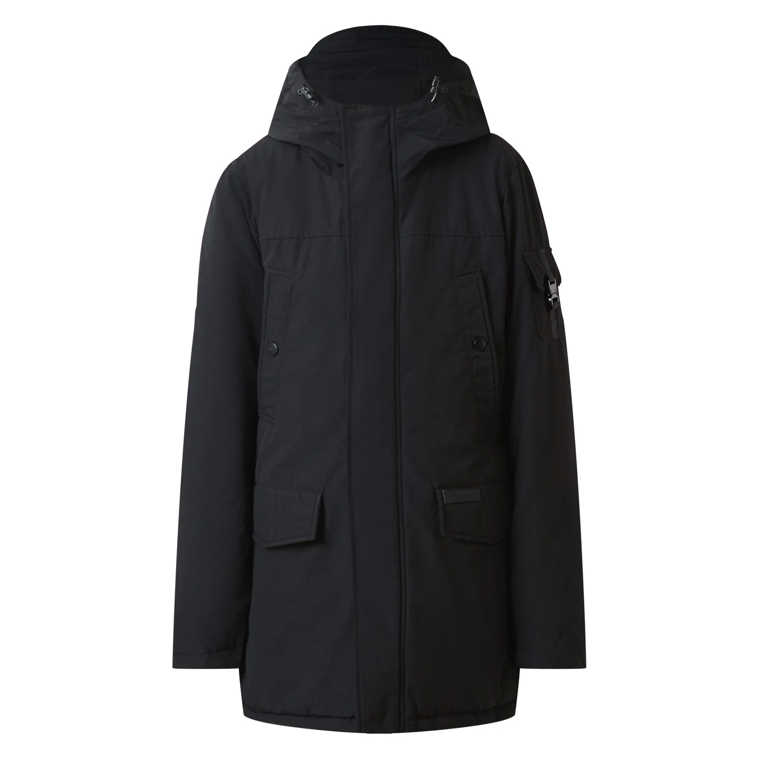 Parka capuche Noir - Image 6