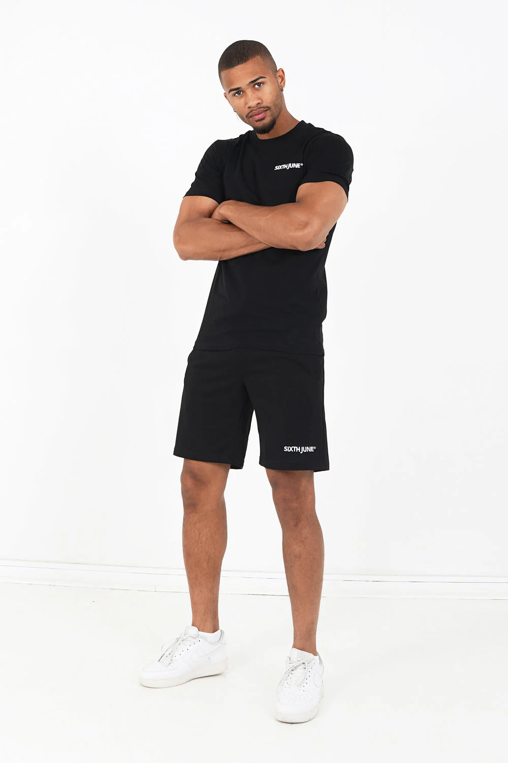 Short soft logo brodé Noir - Image 2