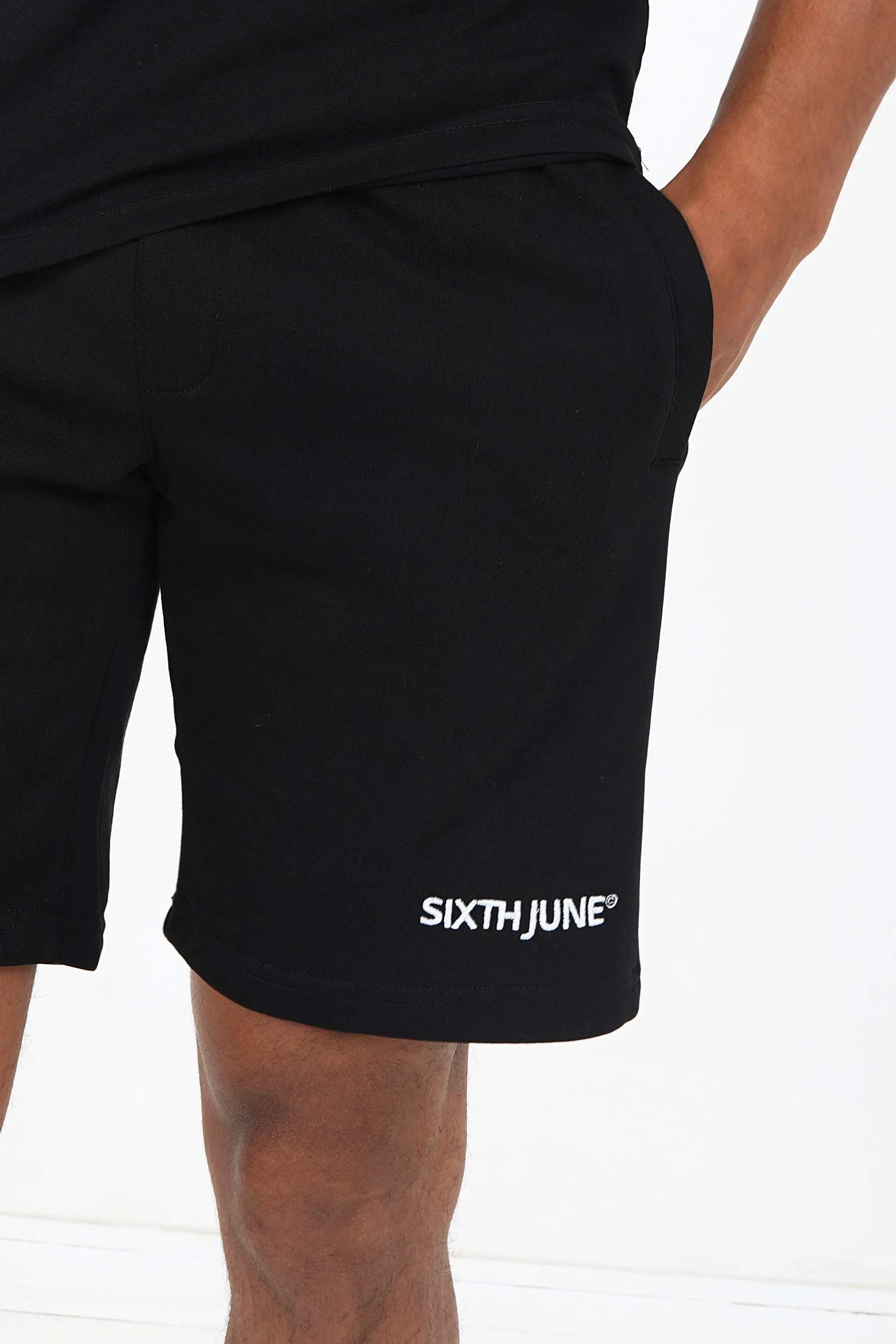 Short soft logo brodé Noir - Image 3