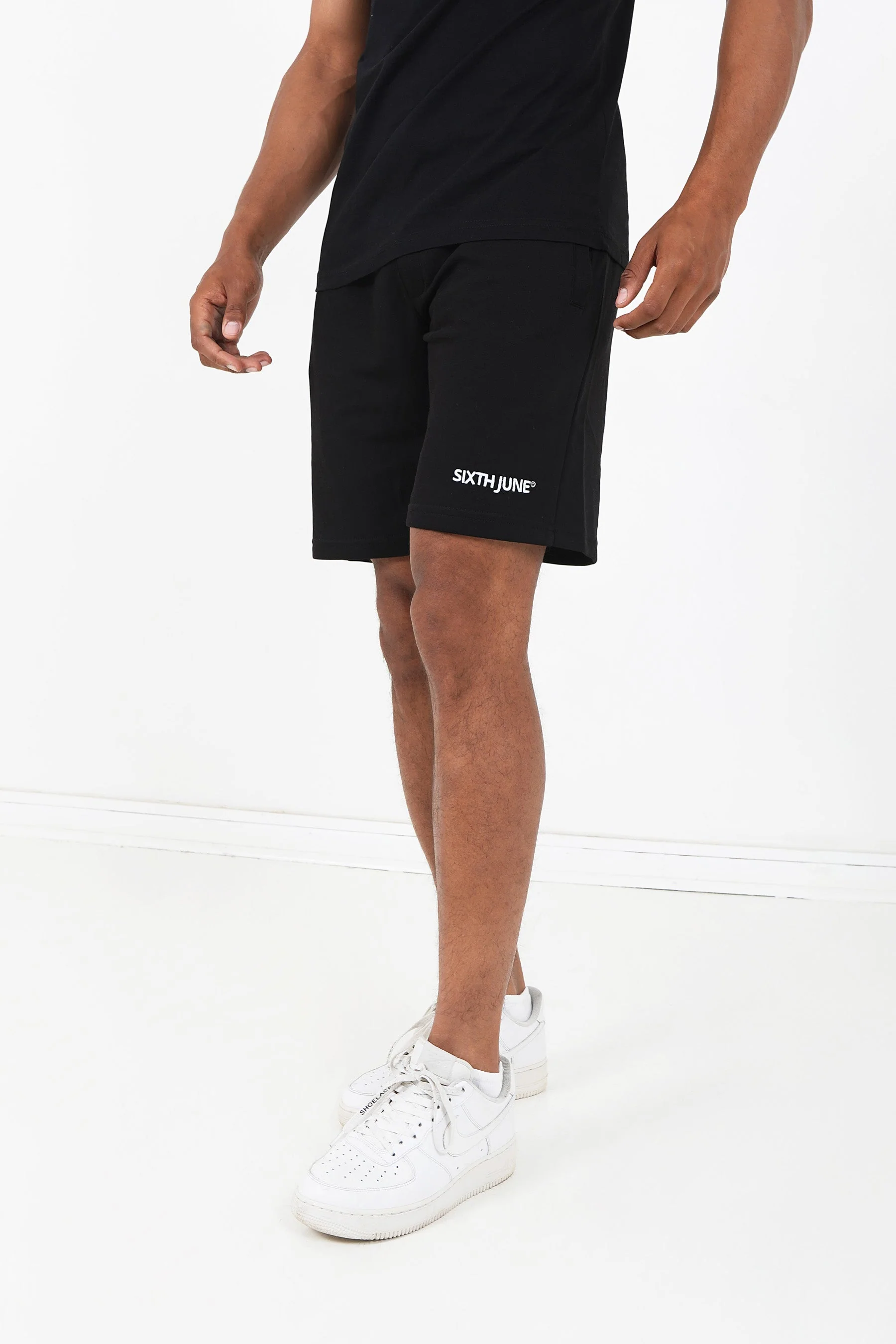 Short soft logo brodé Noir - Image 4