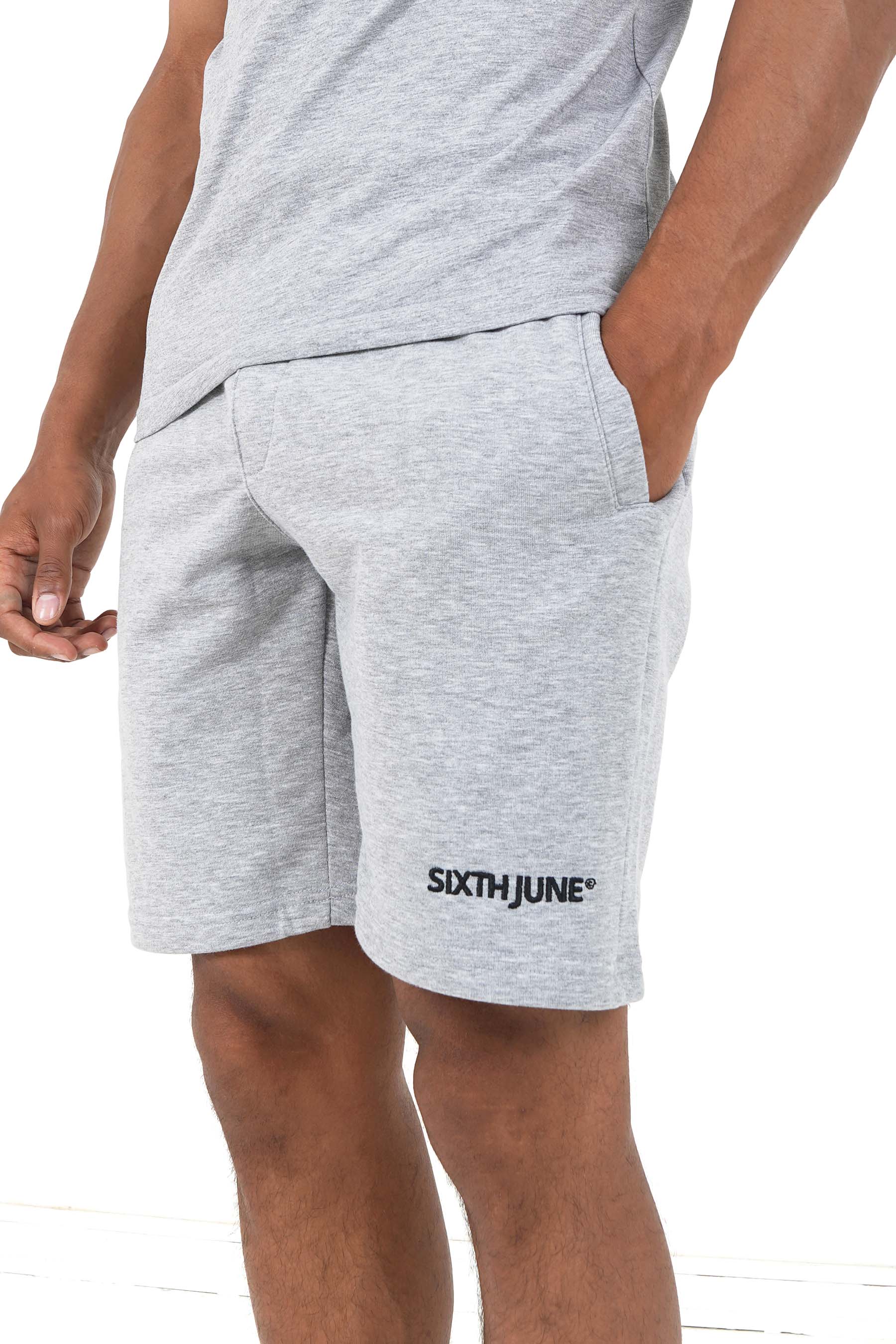 Short soft logo brodé Gris - Image 3