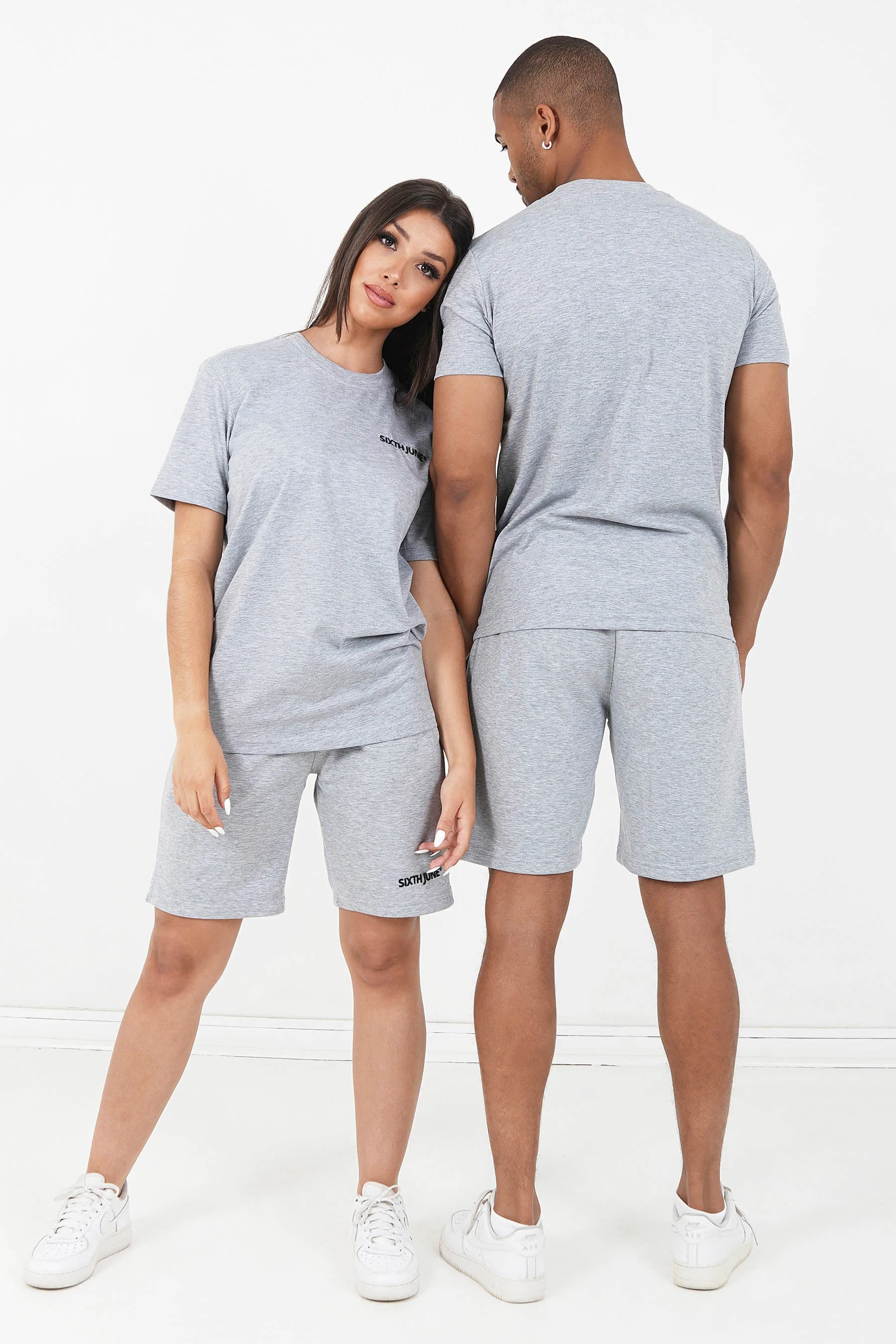 Short soft logo brodé Gris - Image 7