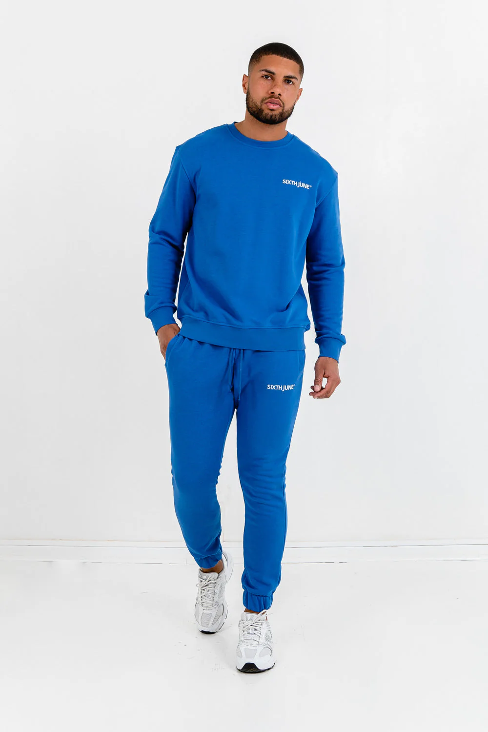 Sweatshirt soft logo brodé Bleu foncé - Image 2