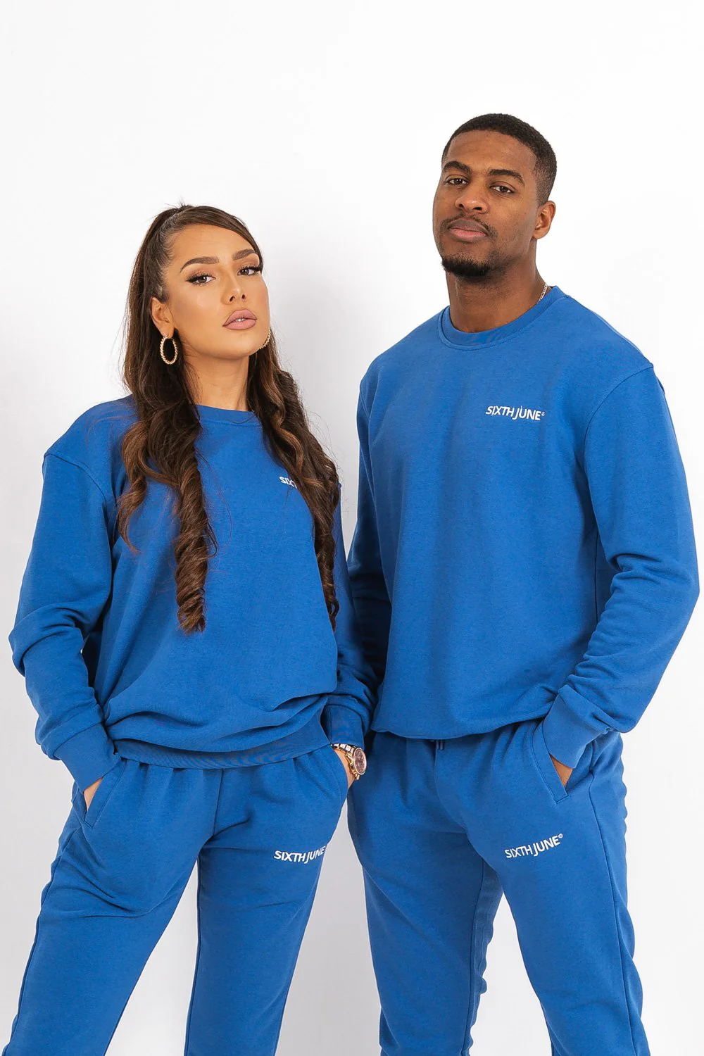 Sweatshirt soft logo brodé Bleu foncé - Image 7