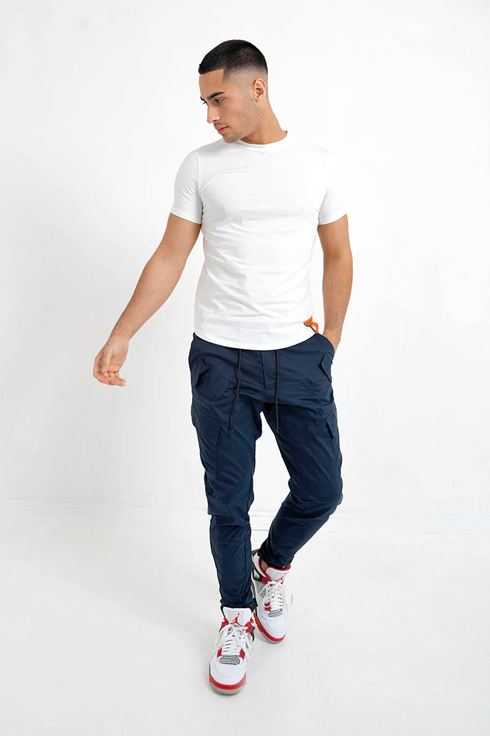 T-shirt moulant uni Blanc - Image 2
