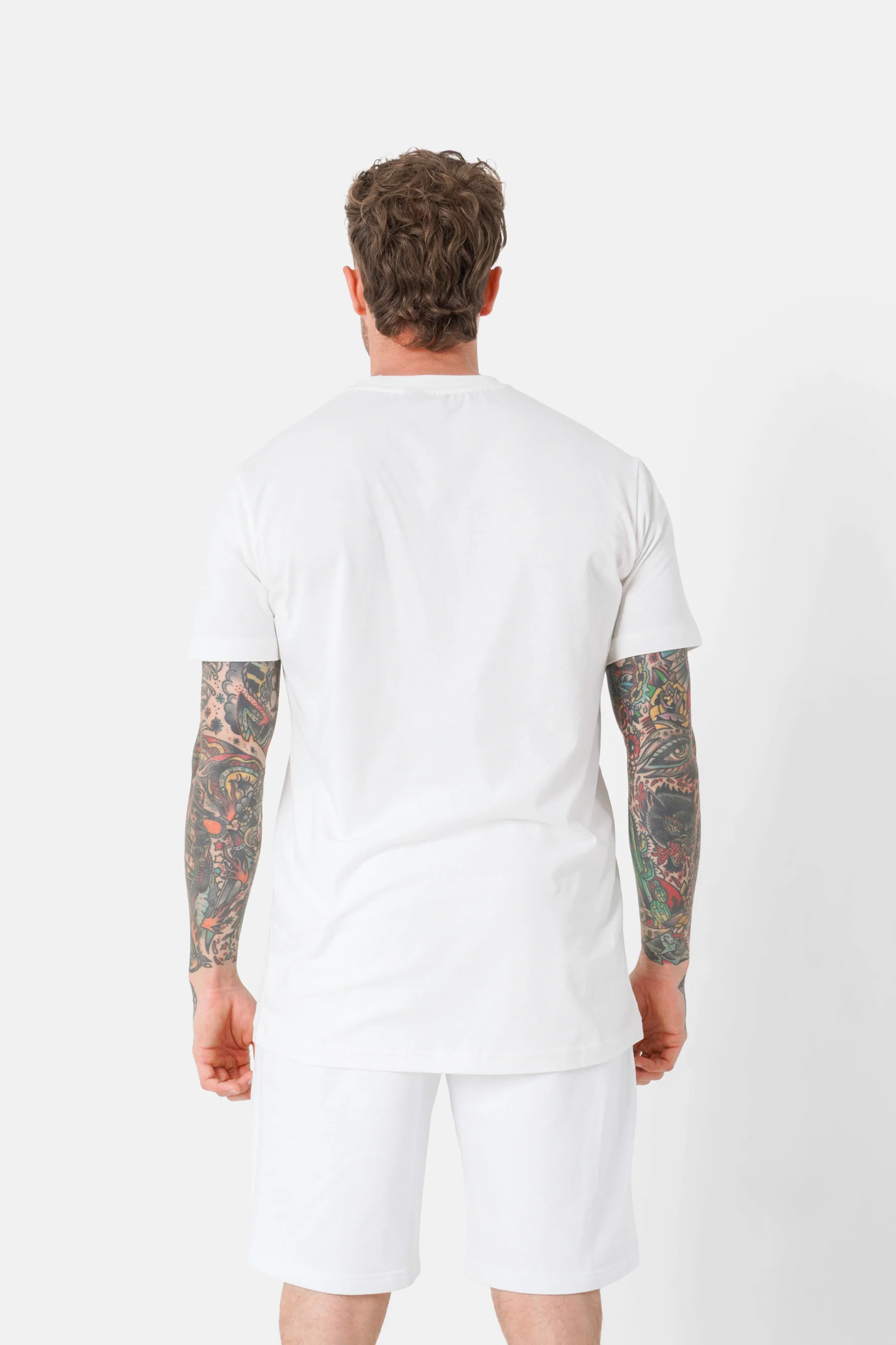 T-shirt soft logo brodé Blanc - Image 5