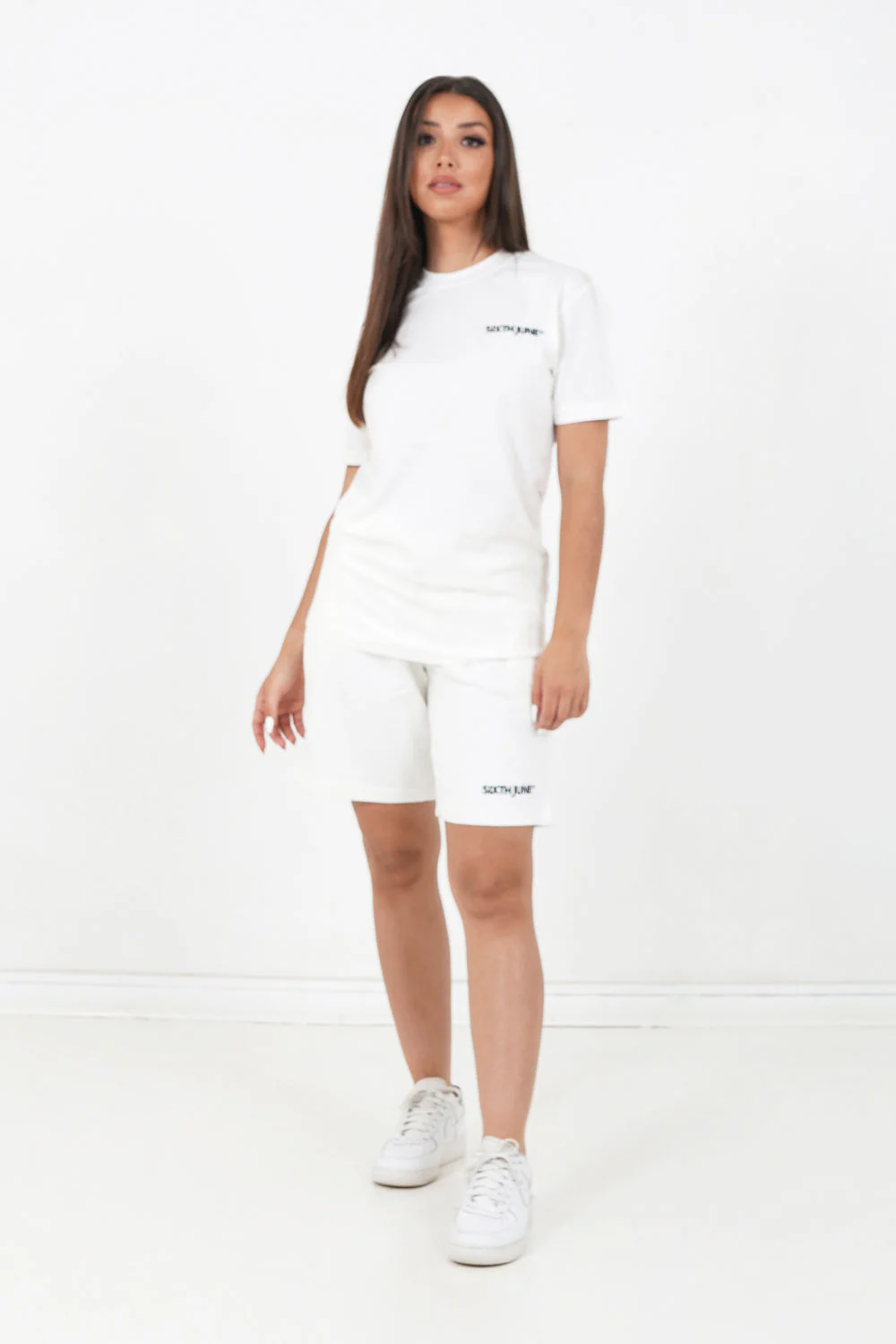 T-shirt soft logo brodé Blanc - Image 7