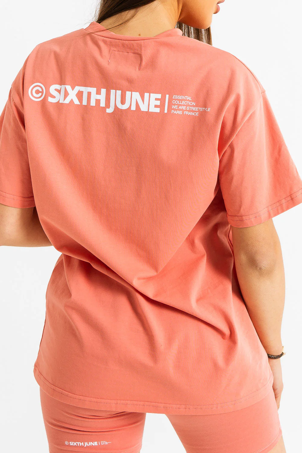 T-shirt double logo Rose - Image 3
