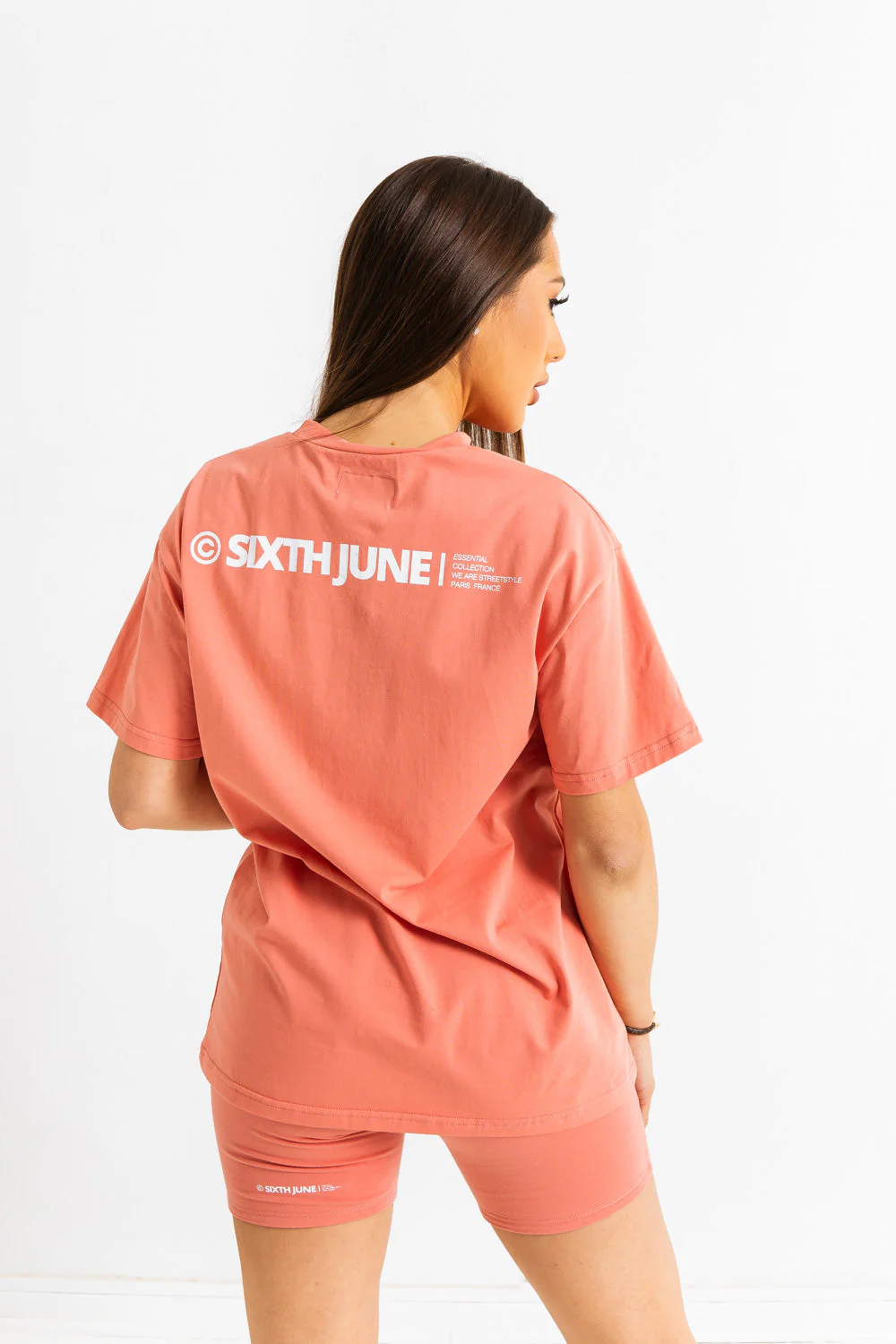 T-shirt double logo Rose - Image 5