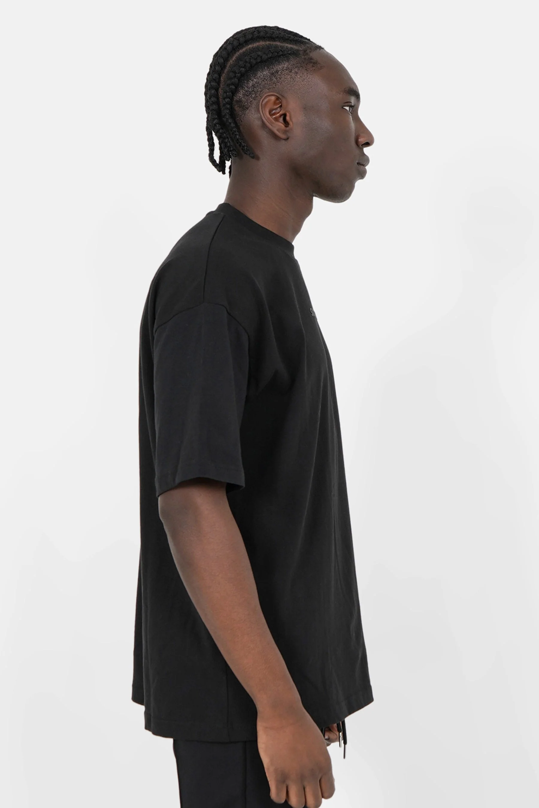 T-shirt logo gomme Noir - Image 4