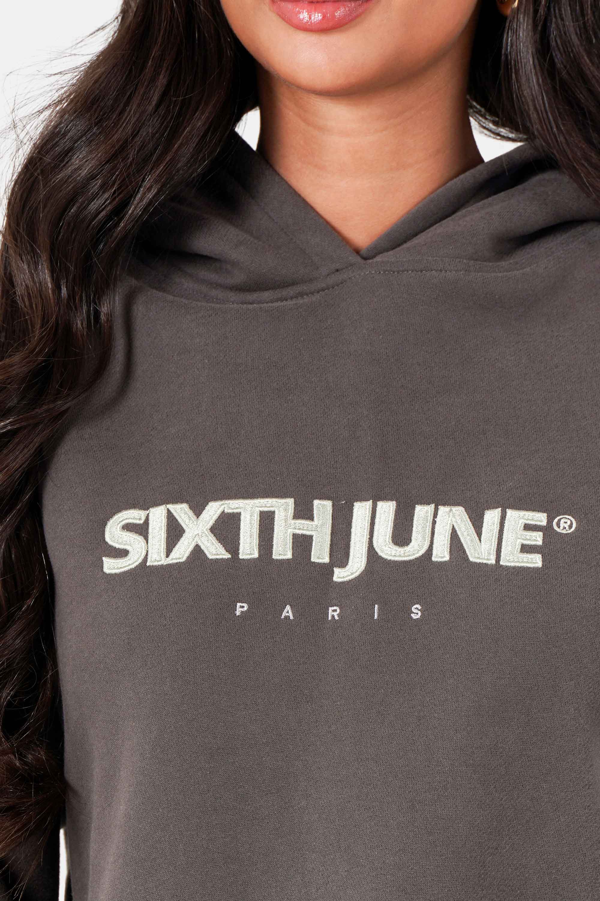 EMBROIDERY printed logo hoodie - Image 4