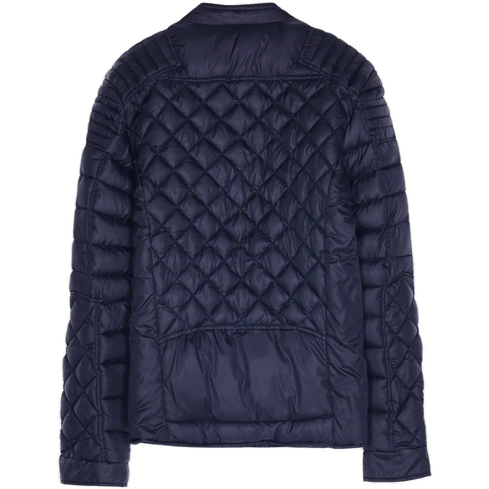 Blouson matelassé ajusté biker noir - Image 5