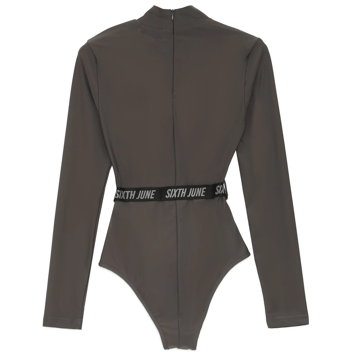 Body boucle manches longues gris - Image 7