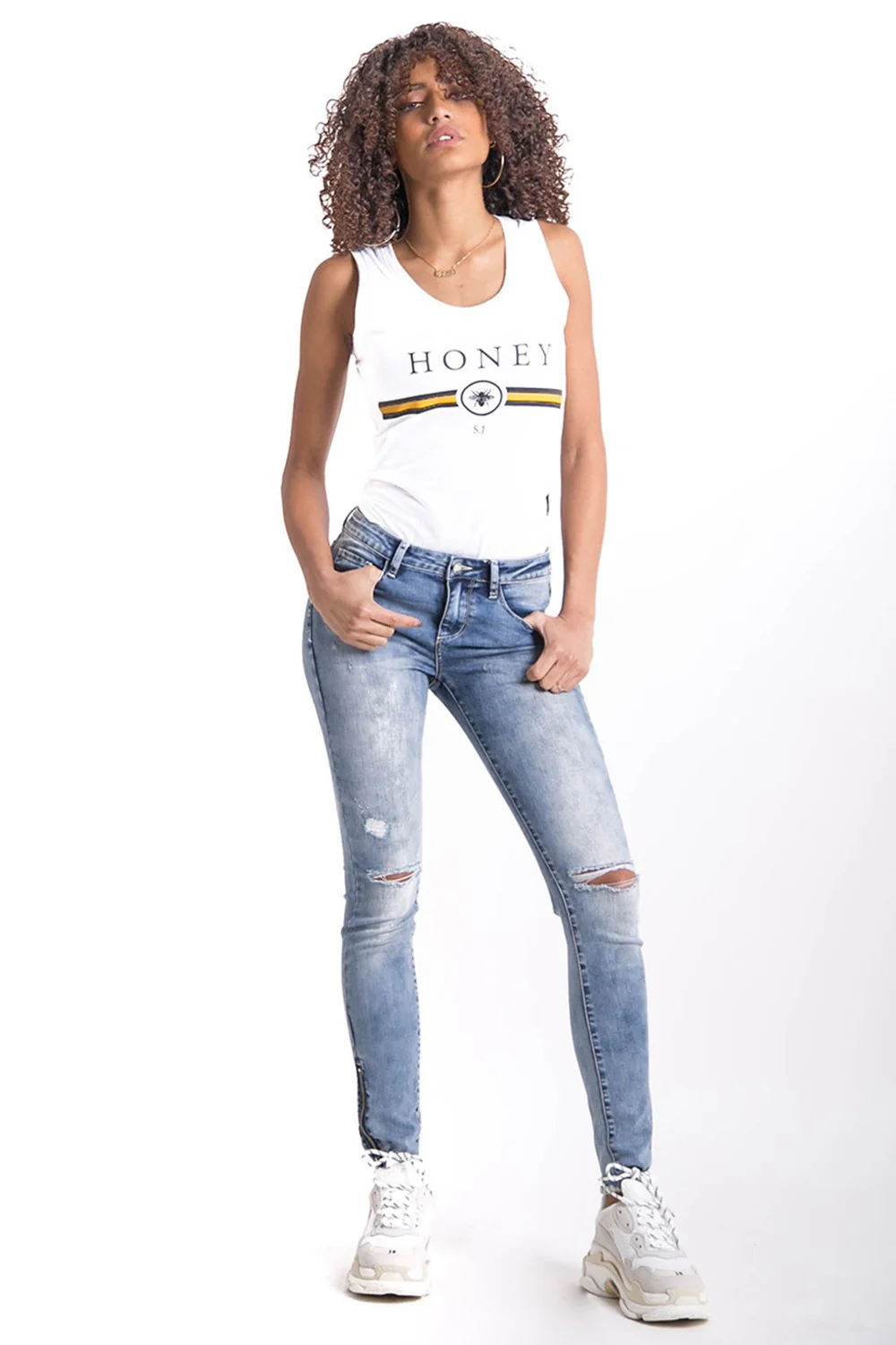 Body Honey bande blanc - Image 2
