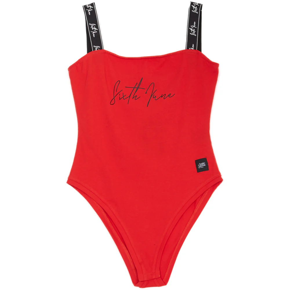 Body logo signature rouge