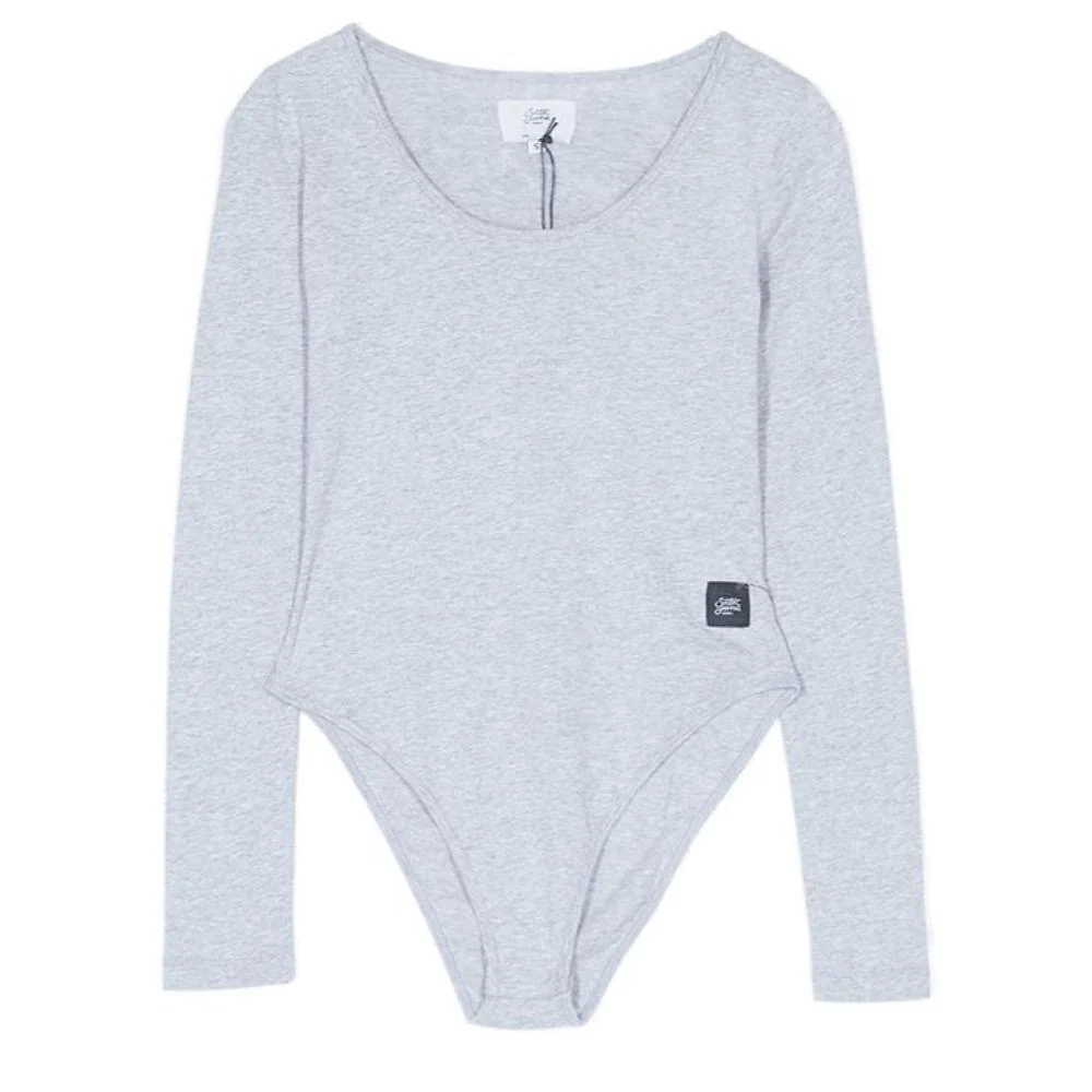 Body manches longues gris