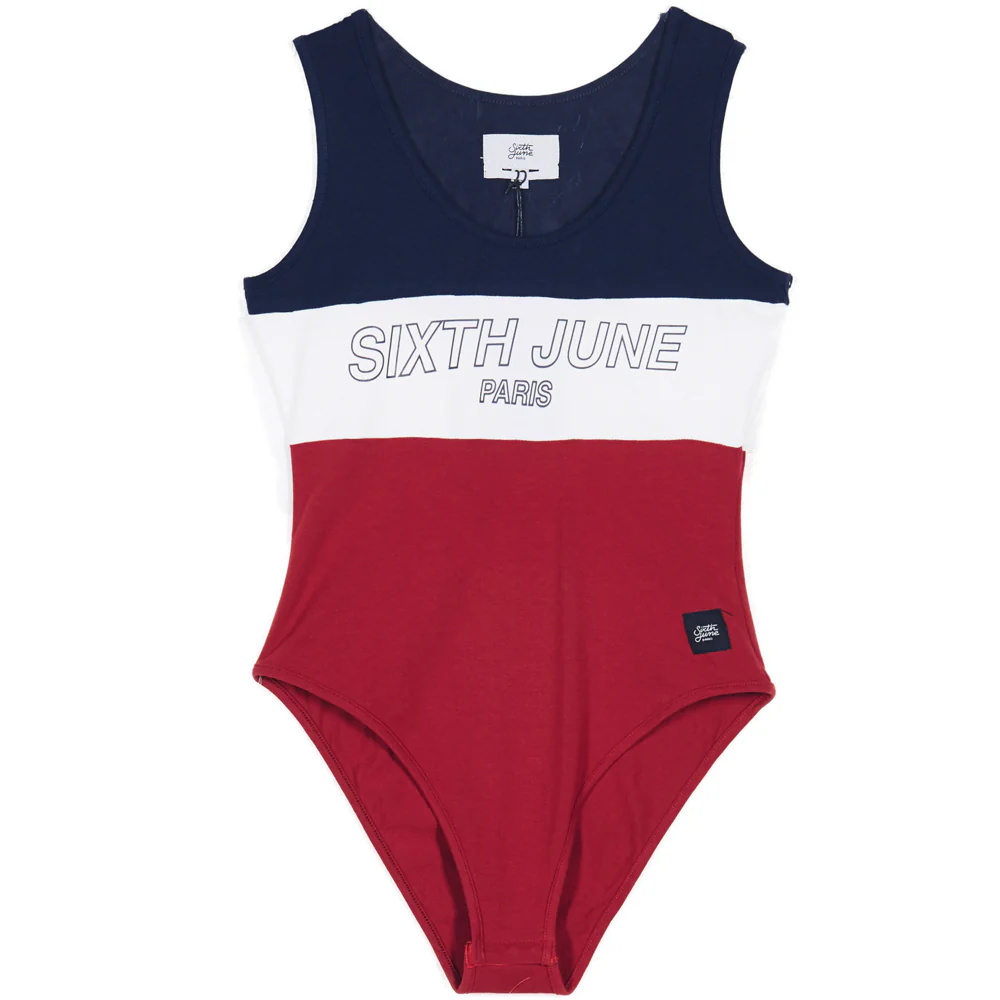 Body tricolore rouge bleu blanc