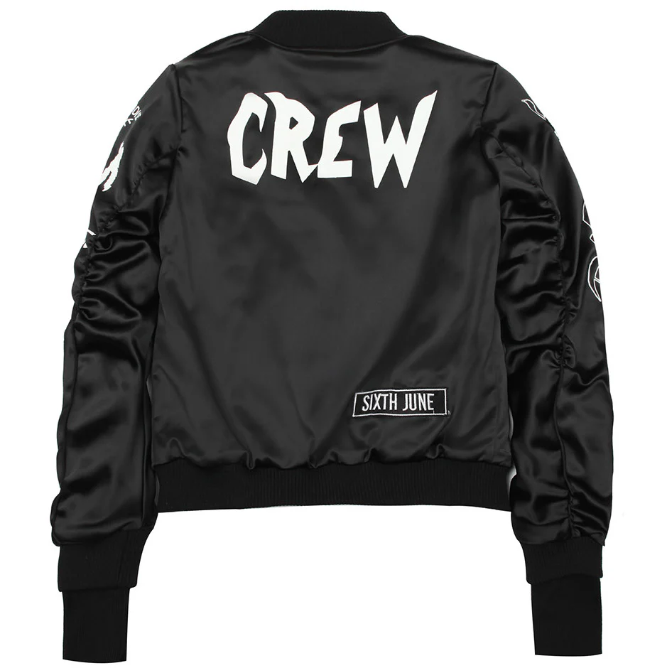 Bomber Crew Femme noir W2380CJA