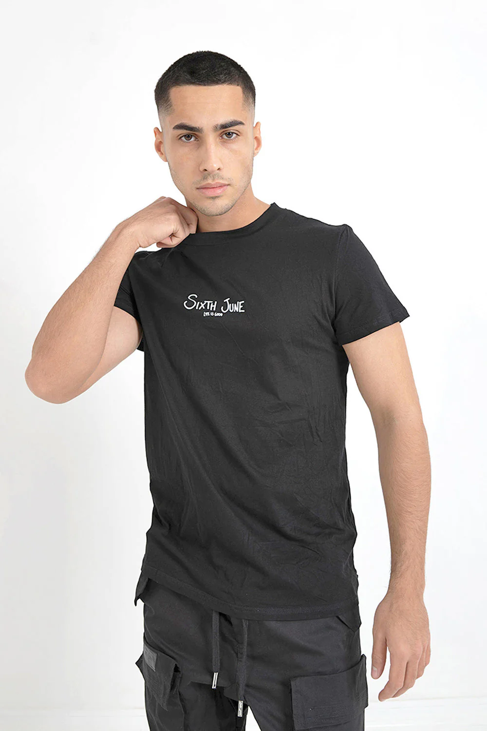 T-shirt squelette arrière Noir - Image 4