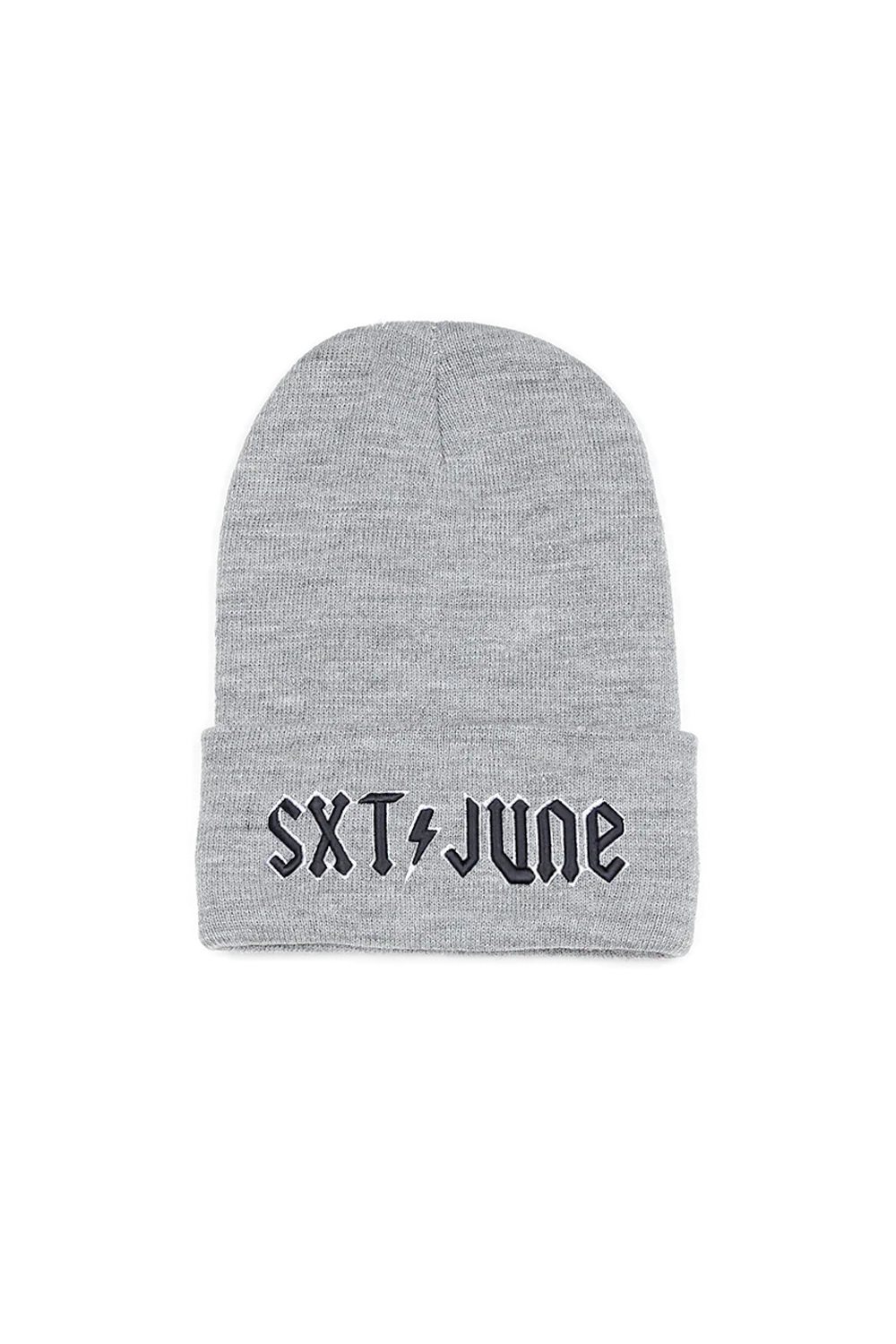Bonnet brodé SXT JUNE gris