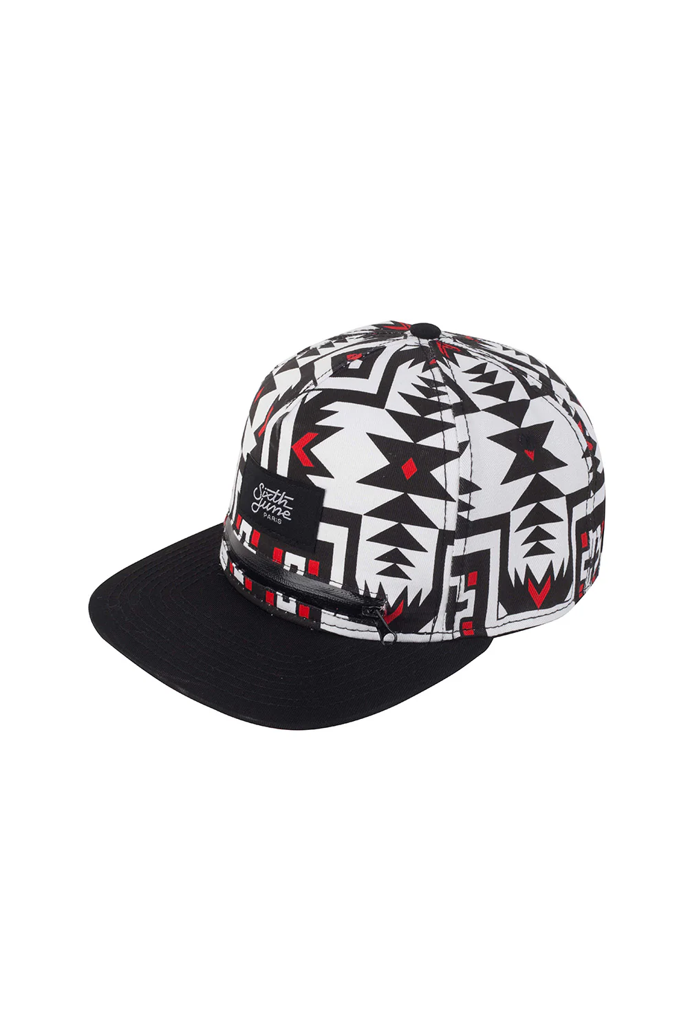 Casquette aztèque motif blanc - Image 2